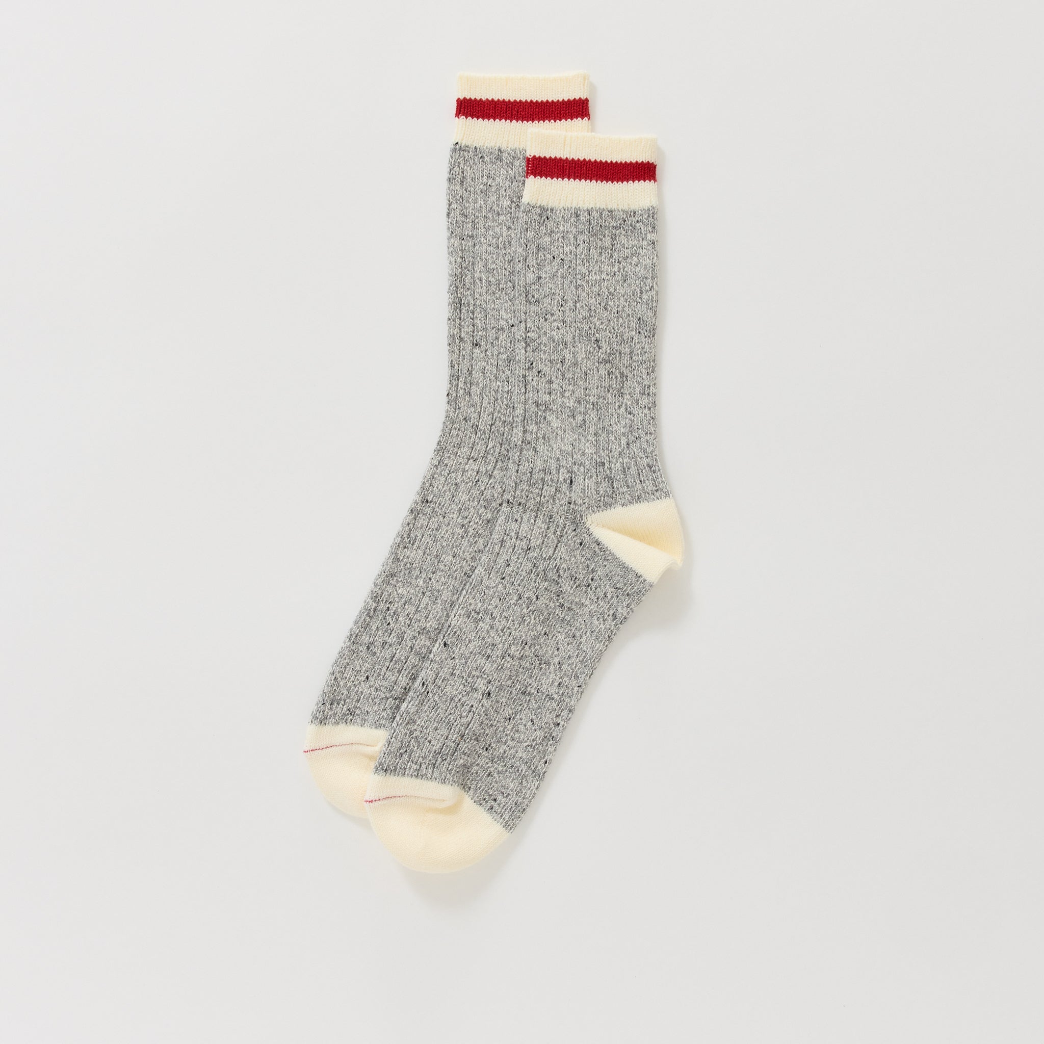 Rag Socks Grey/Red