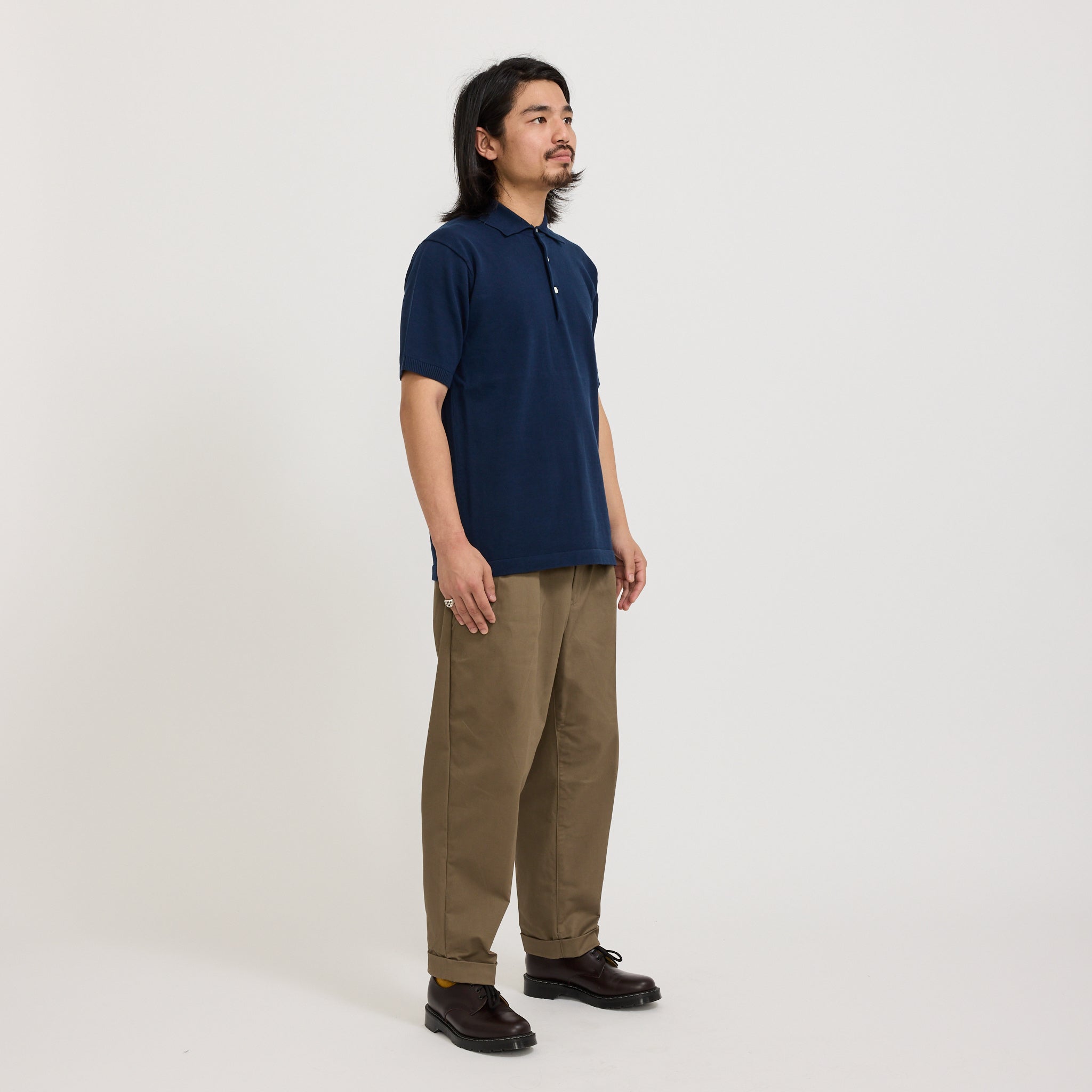 Beams Plus | 2 Pleats Twill Pant Olive | Maplestore