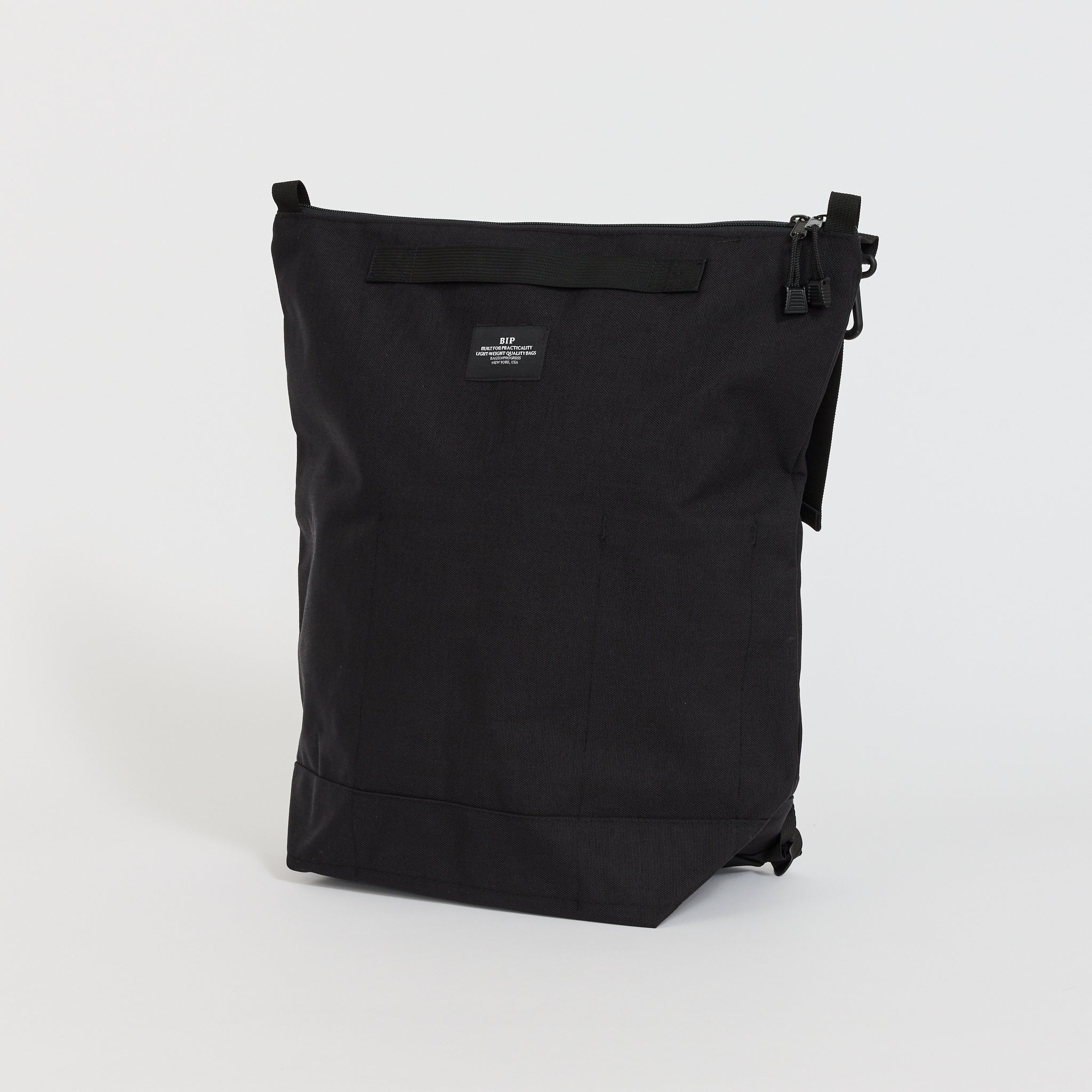 Zipper Backpack Black