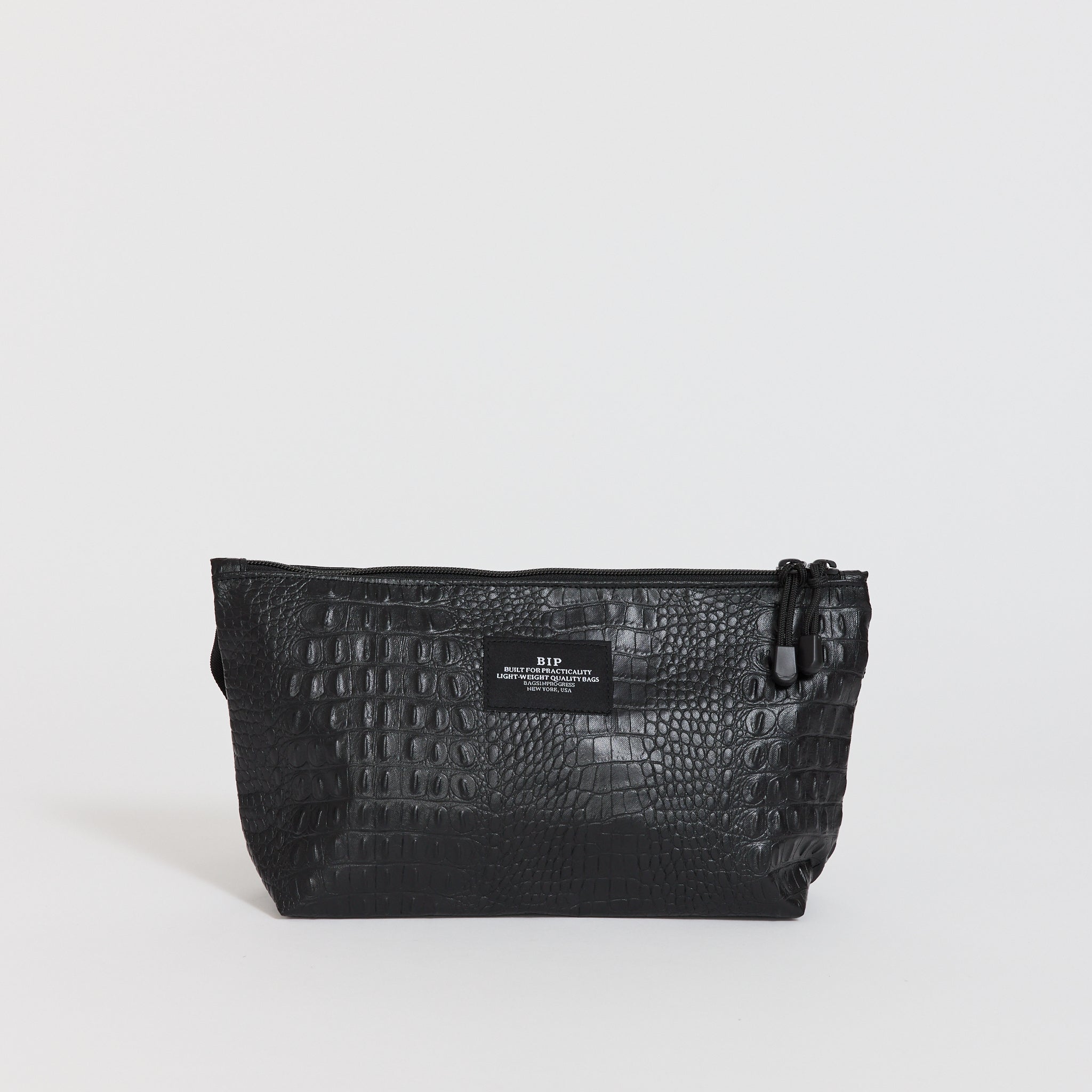 Fannypack Crossbody Black Croco