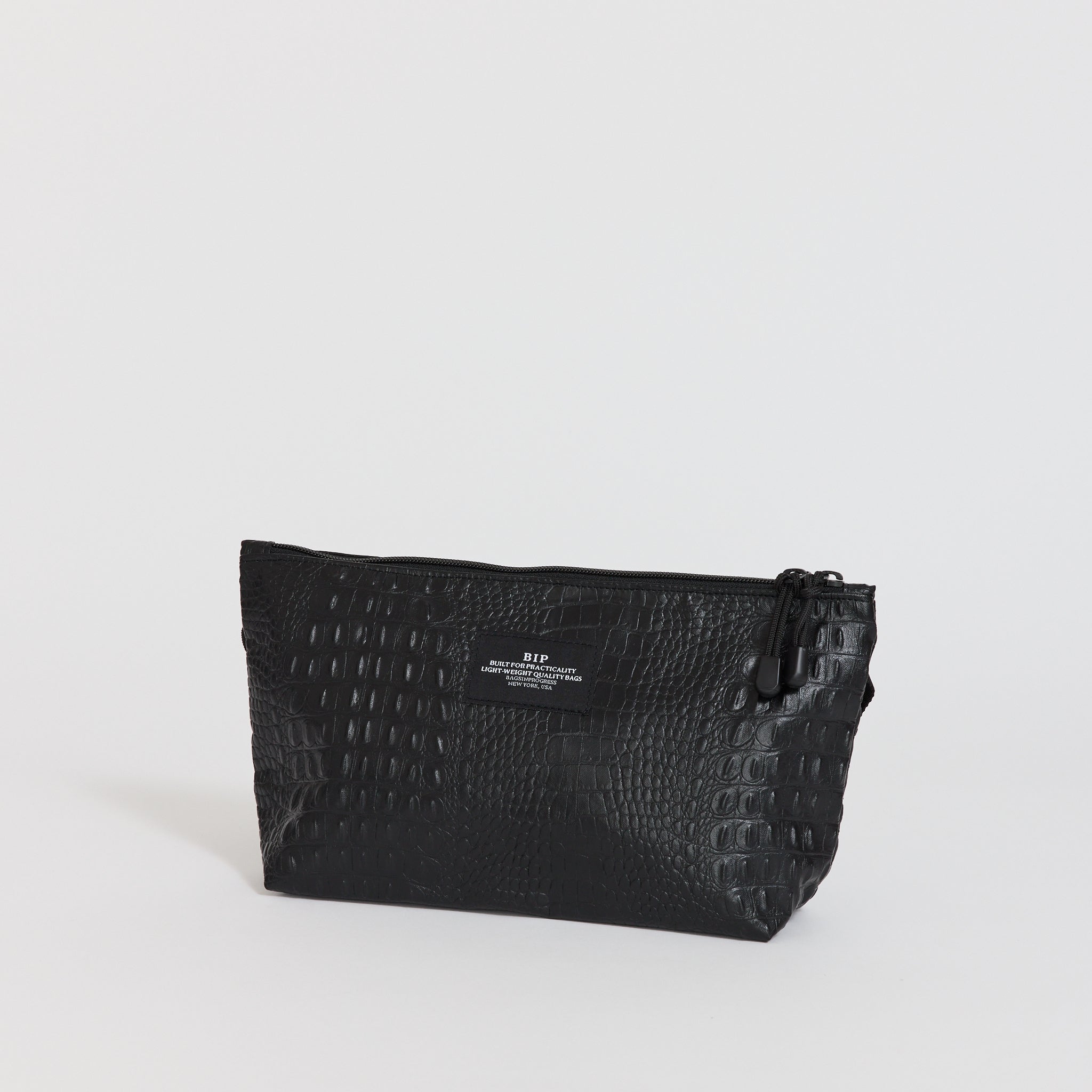 Fannypack Crossbody Black Croco