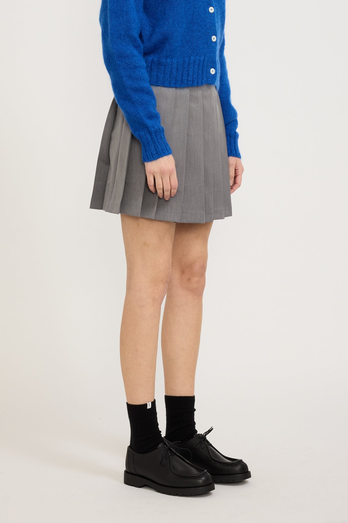 Blanca | Cosmo Pleated Skirt Grey | Maplestore