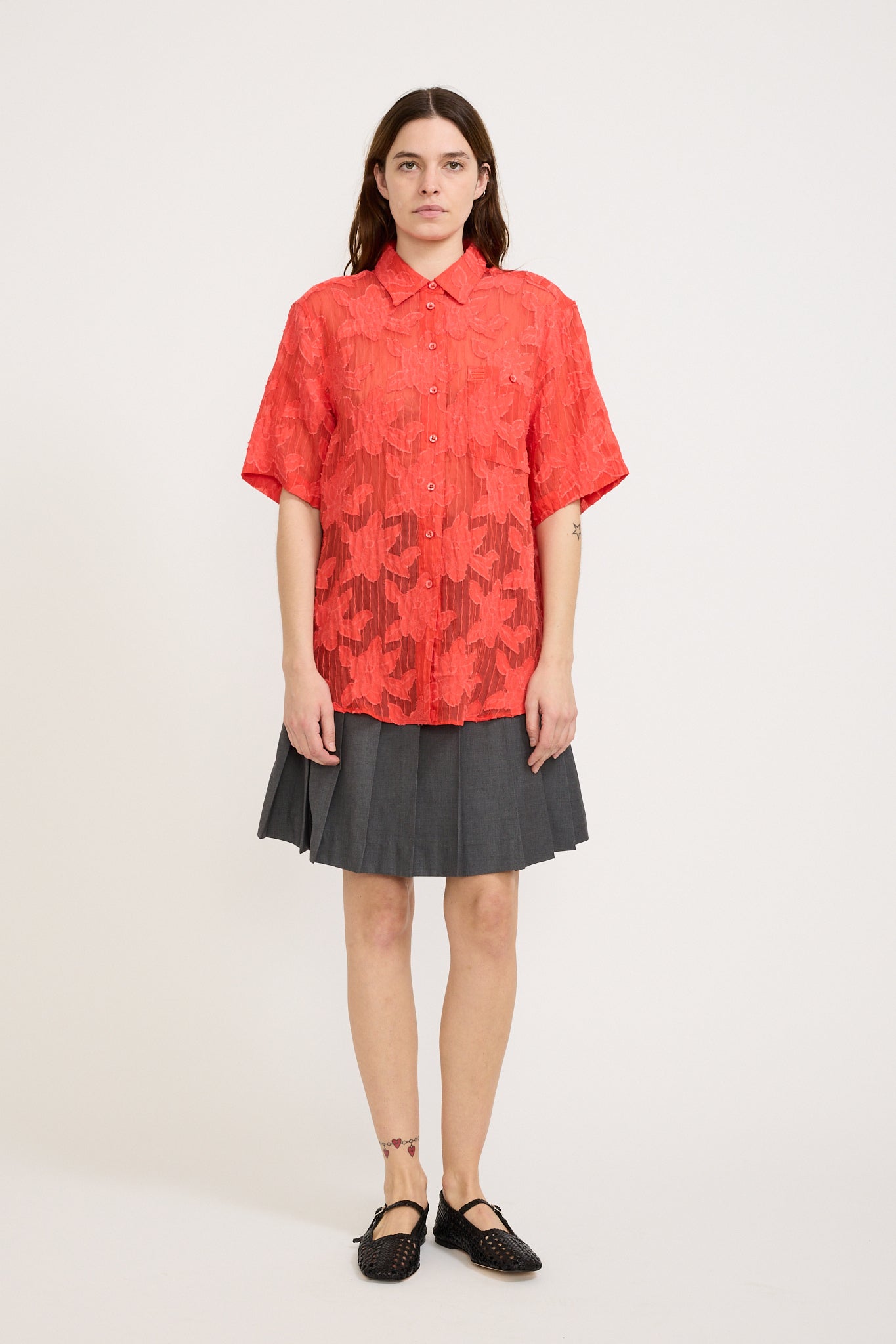 Blanca | Millie Shirt Red | Maplestore