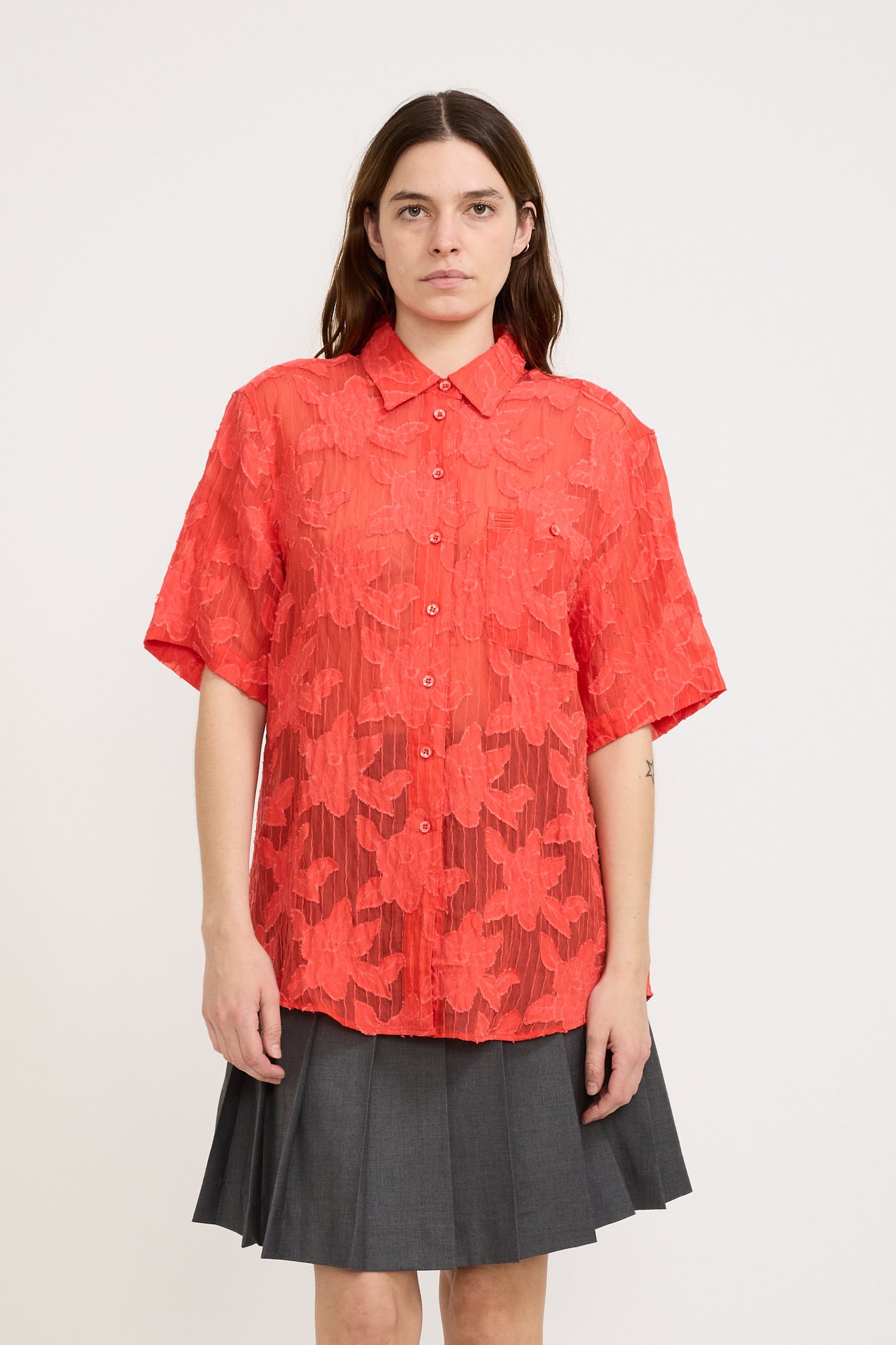 Blanca | Millie Shirt Red | Maplestore