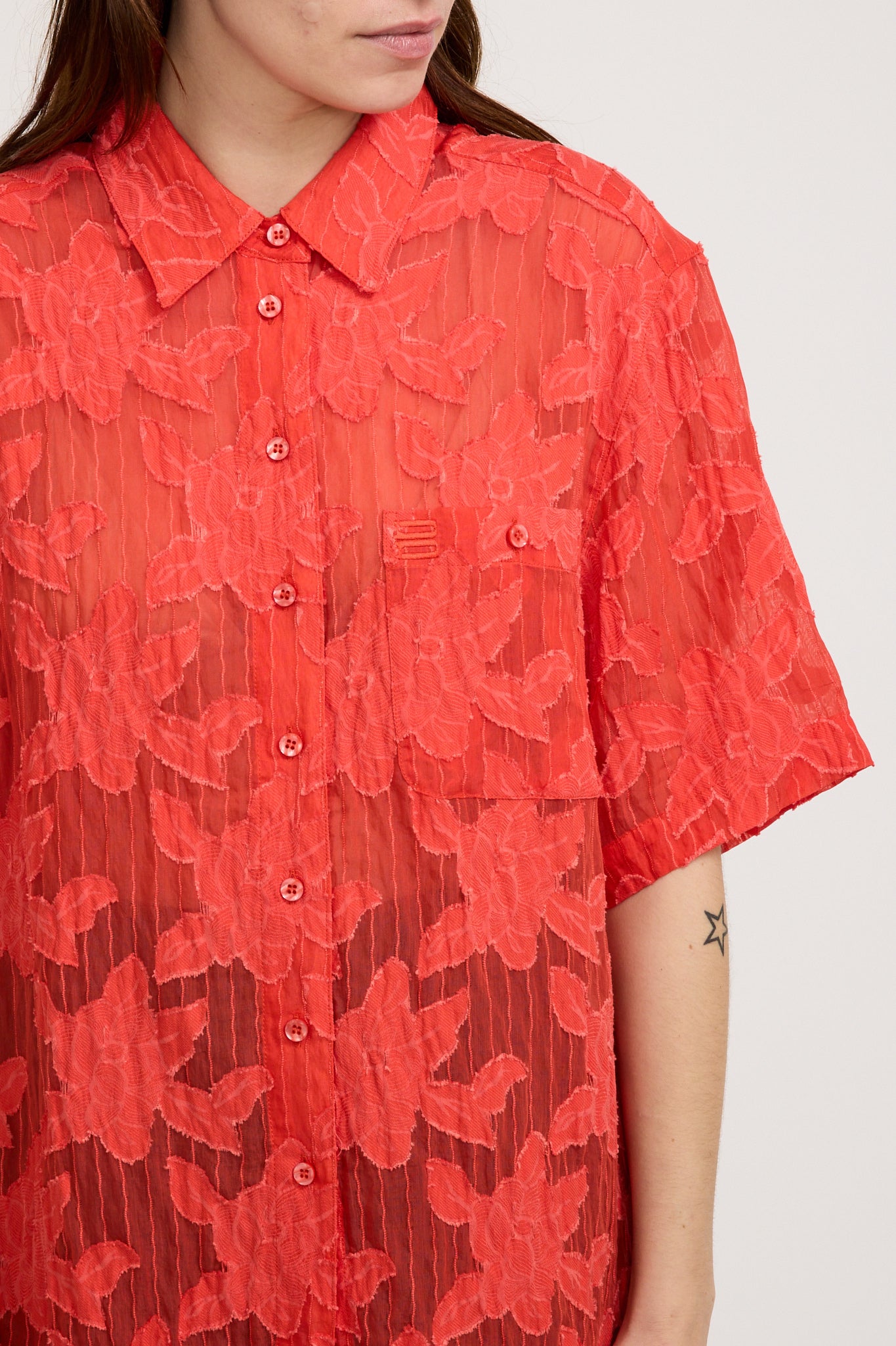 Blanca | Millie Shirt Red | Maplestore