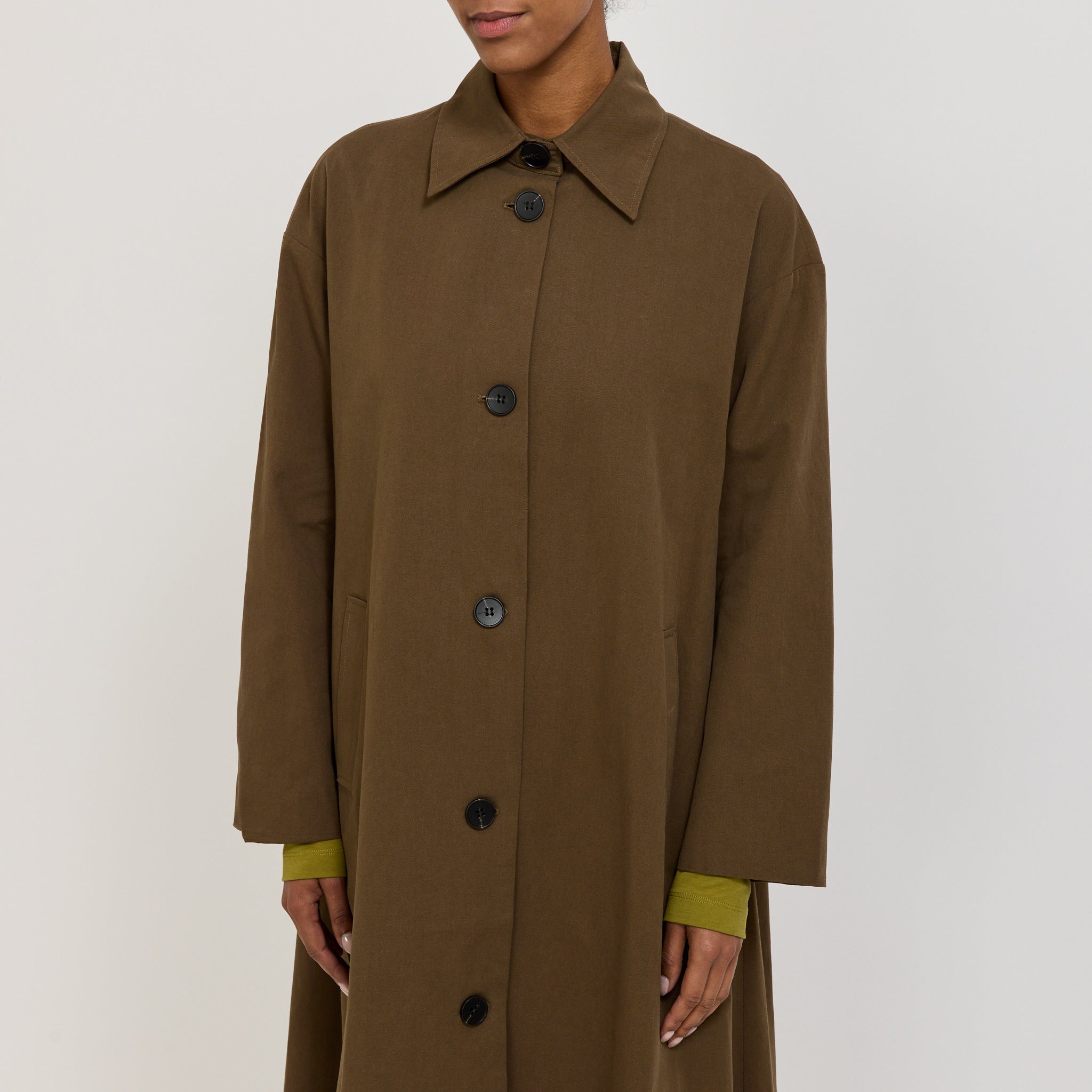 Blanca | Moira Trench Brown | Maplestore