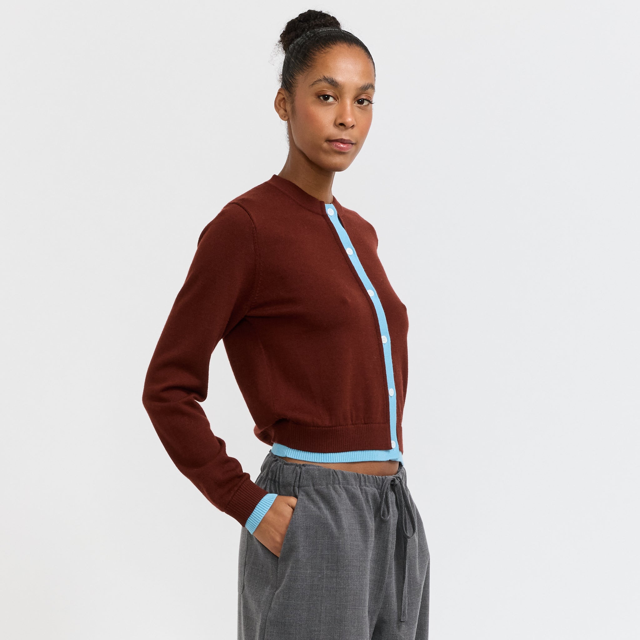 Roy Cardigan Brown