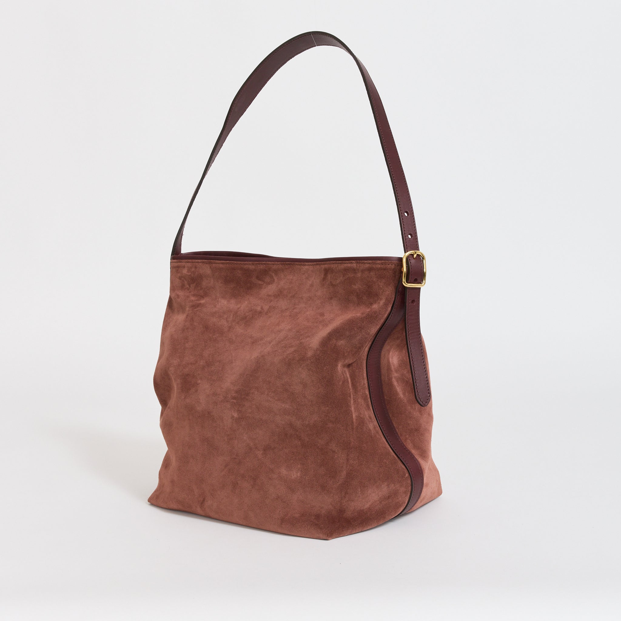 Sofia Bucket Bag Ruby Brown
