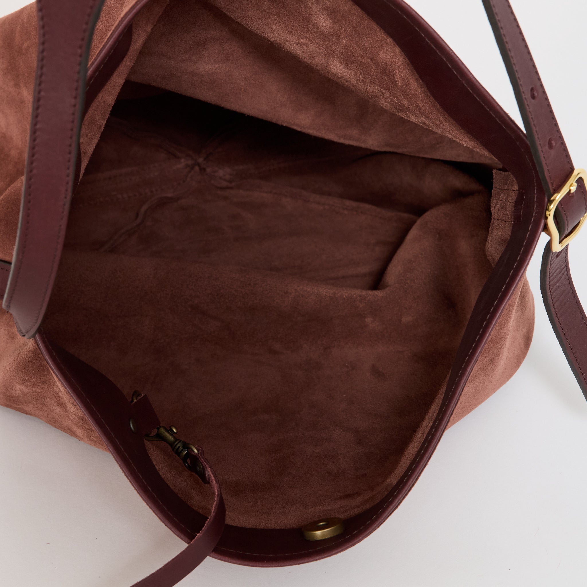 Sofia Bucket Bag Ruby Brown
