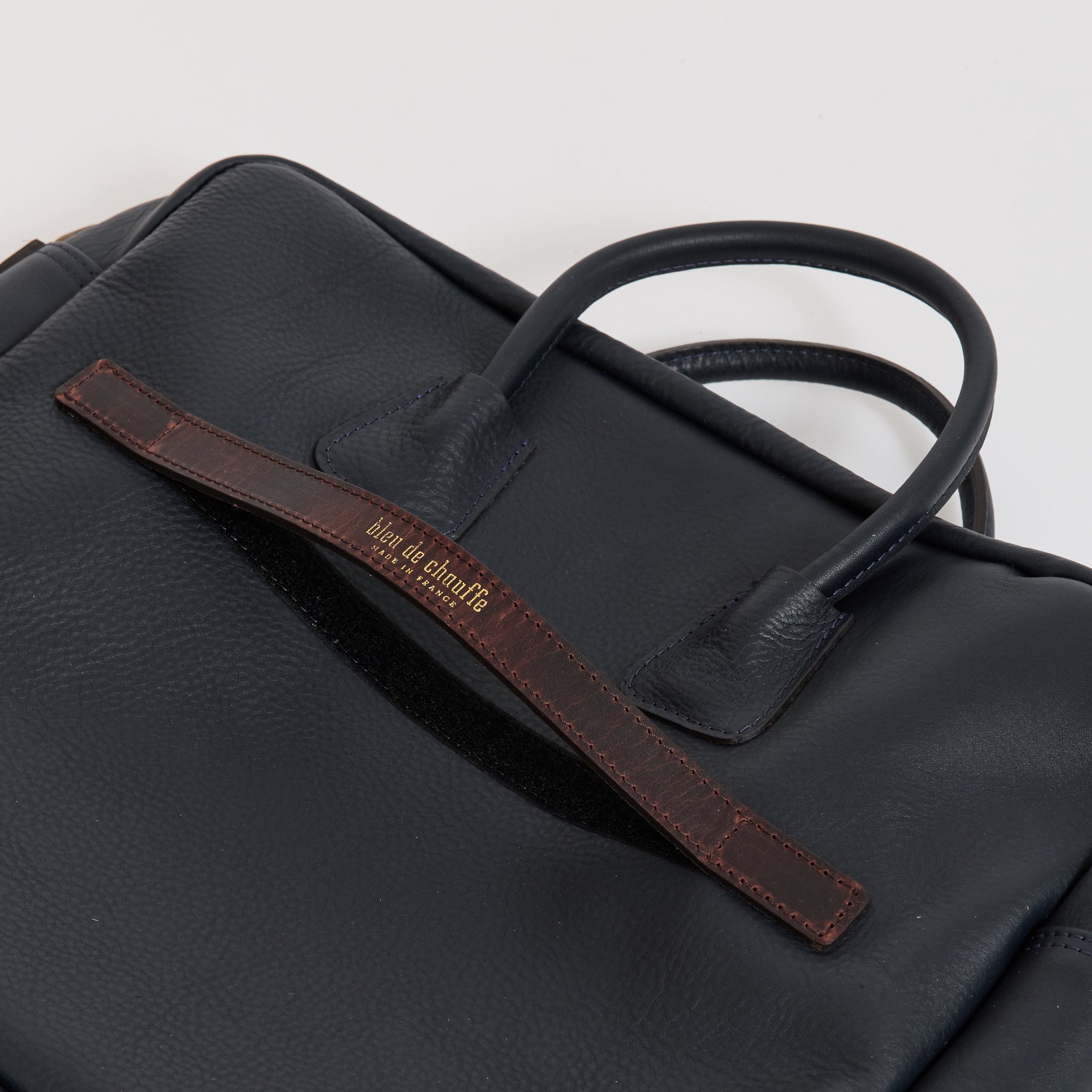 Zeppo Solo Business Bag Navy Blue