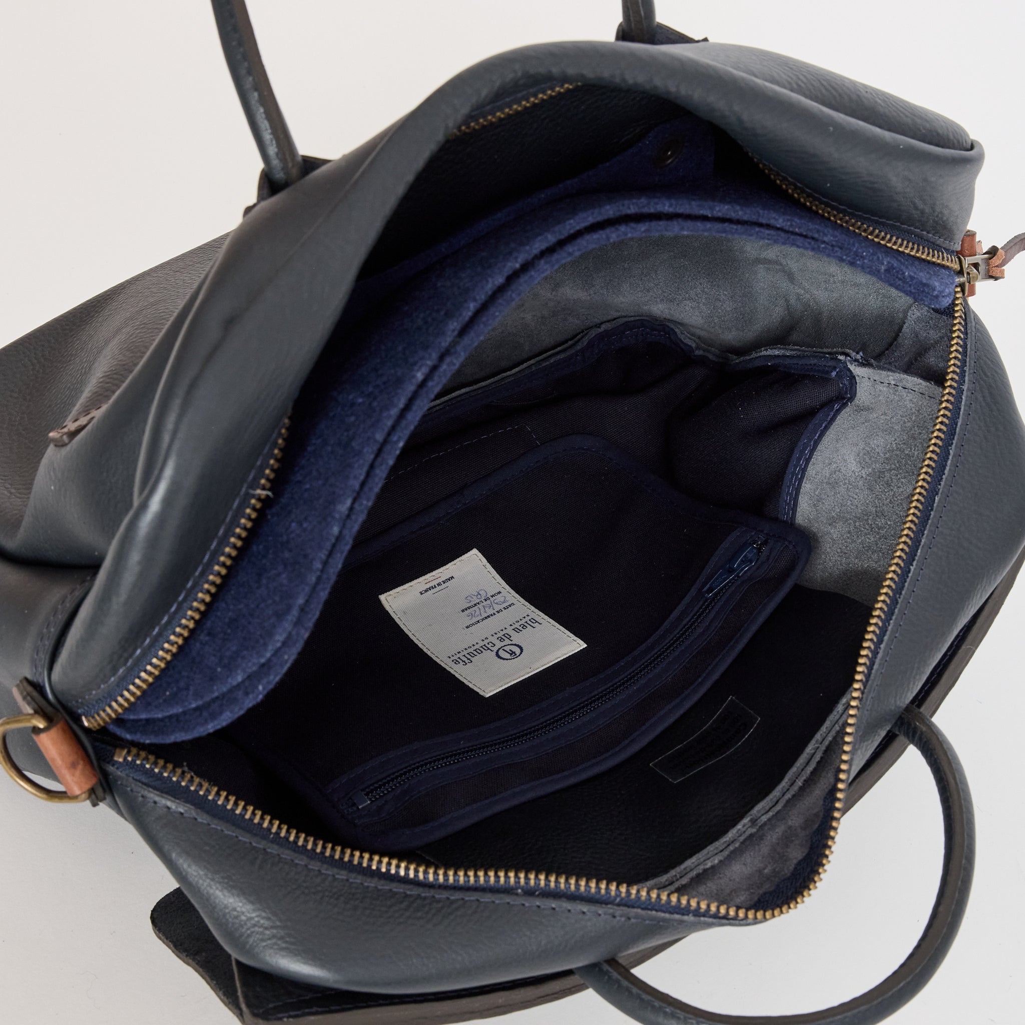 Zeppo Solo Business Bag Navy Blue
