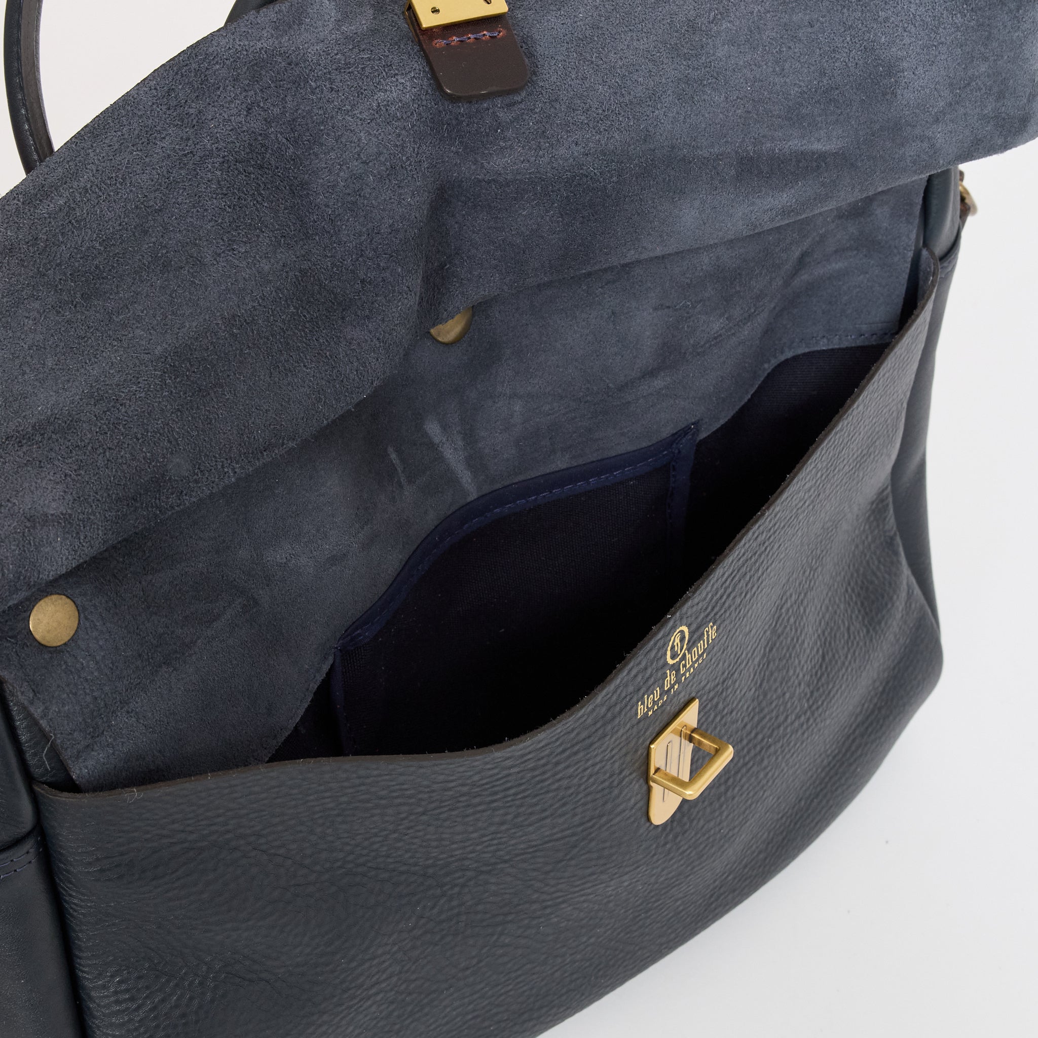 Zeppo Solo Business Bag Navy Blue
