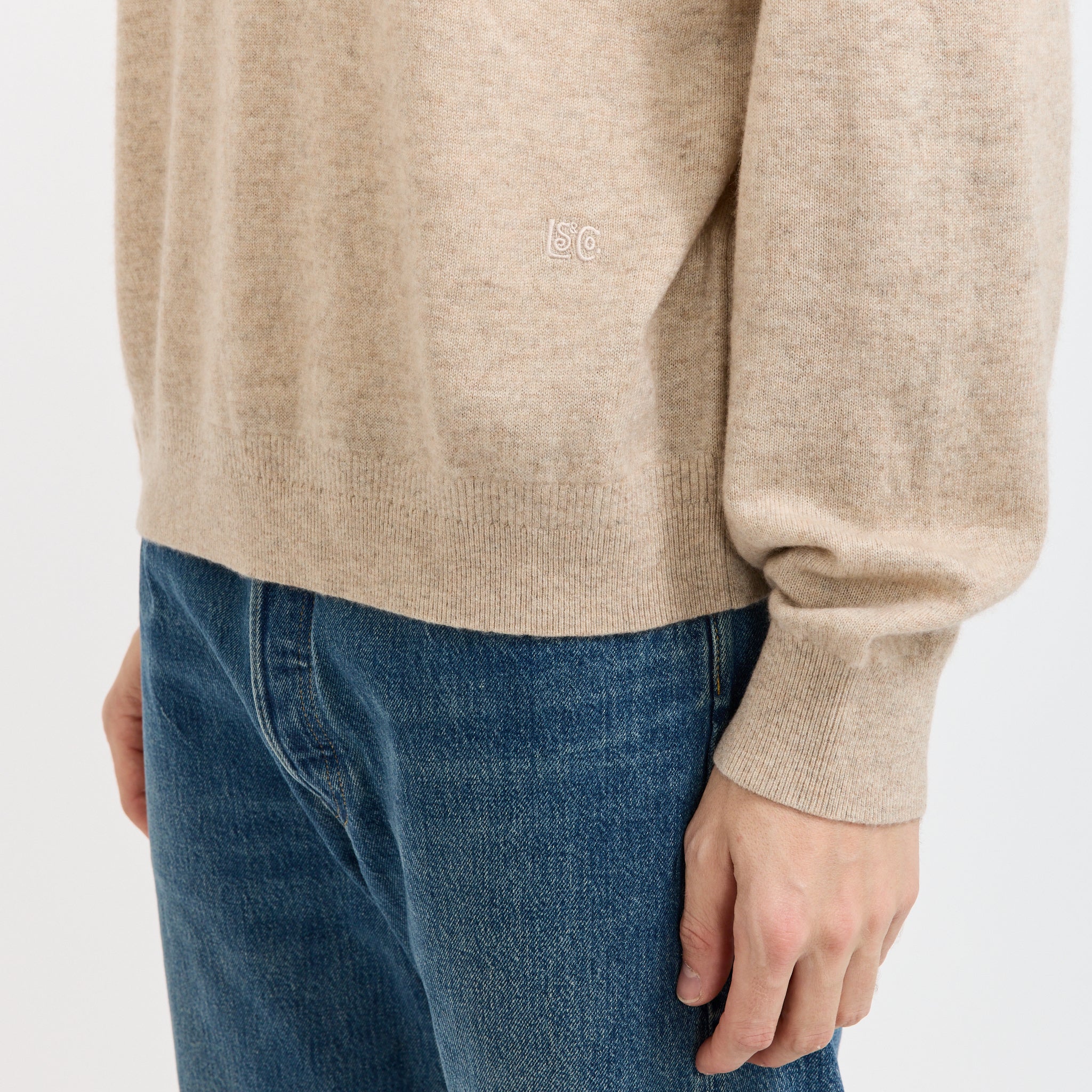 Blue Tab Cashmere Sweater BT Ludlow