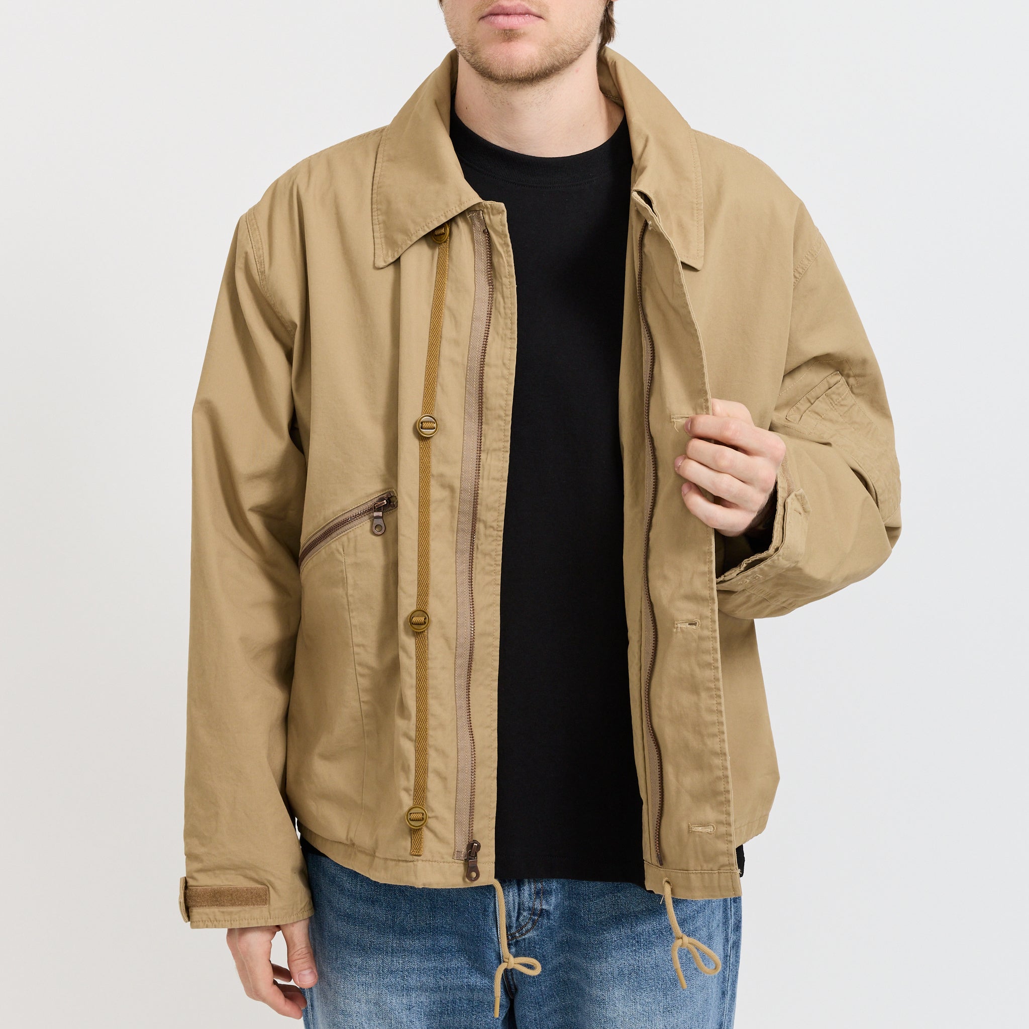 Blue Tab Pilot Jacket Harvest Gold