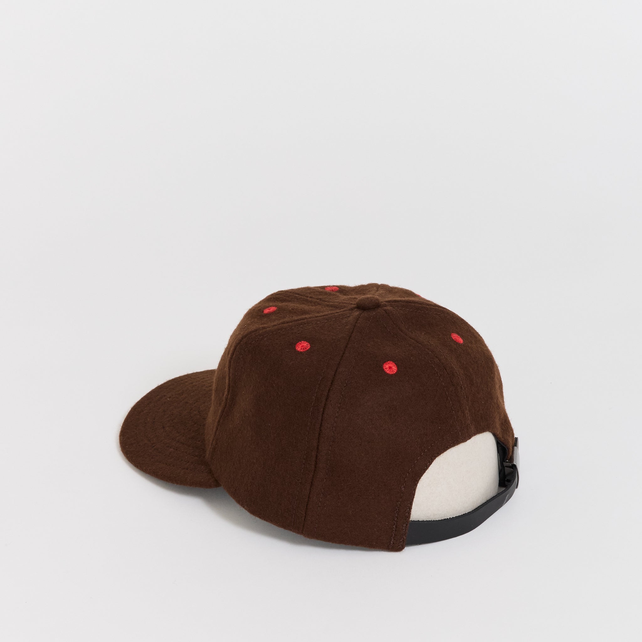Flannel Classic Logohead 6 Panel Hat Brown