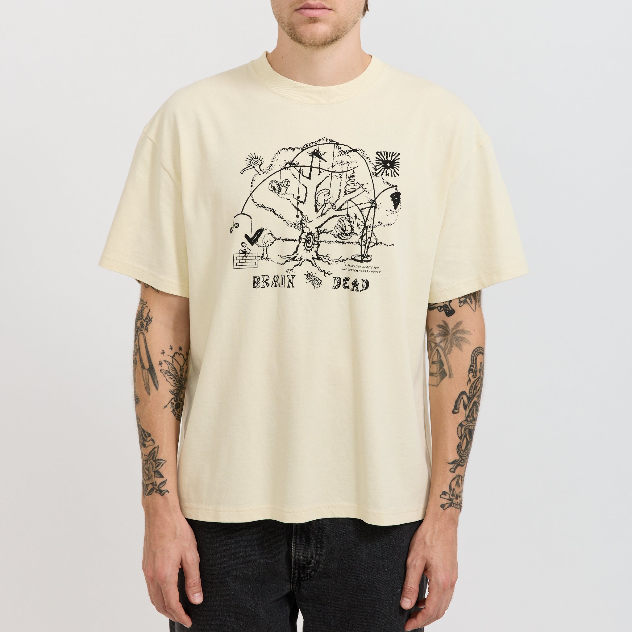 Brain Dead | Oracle T-Shirt Natural | Maplestore