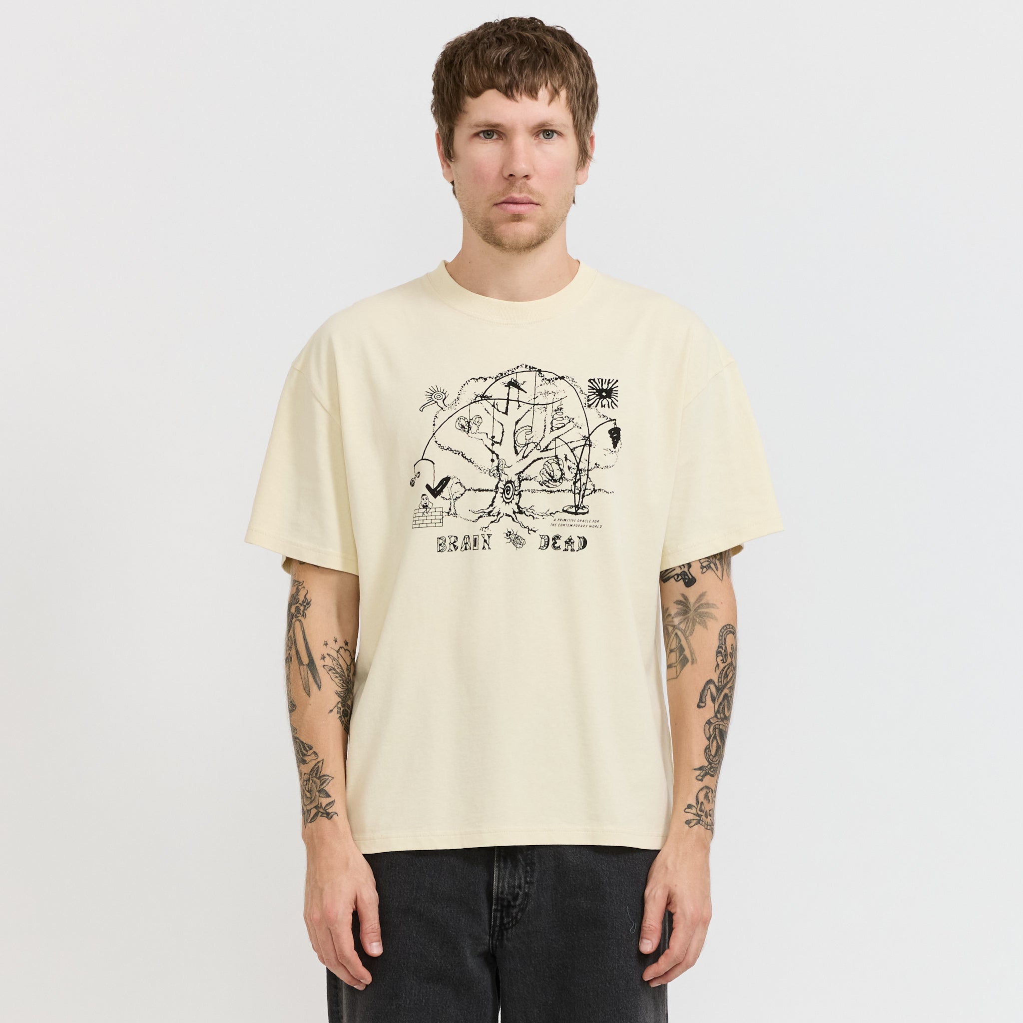 Brain Dead | Oracle T-Shirt Natural | Maplestore