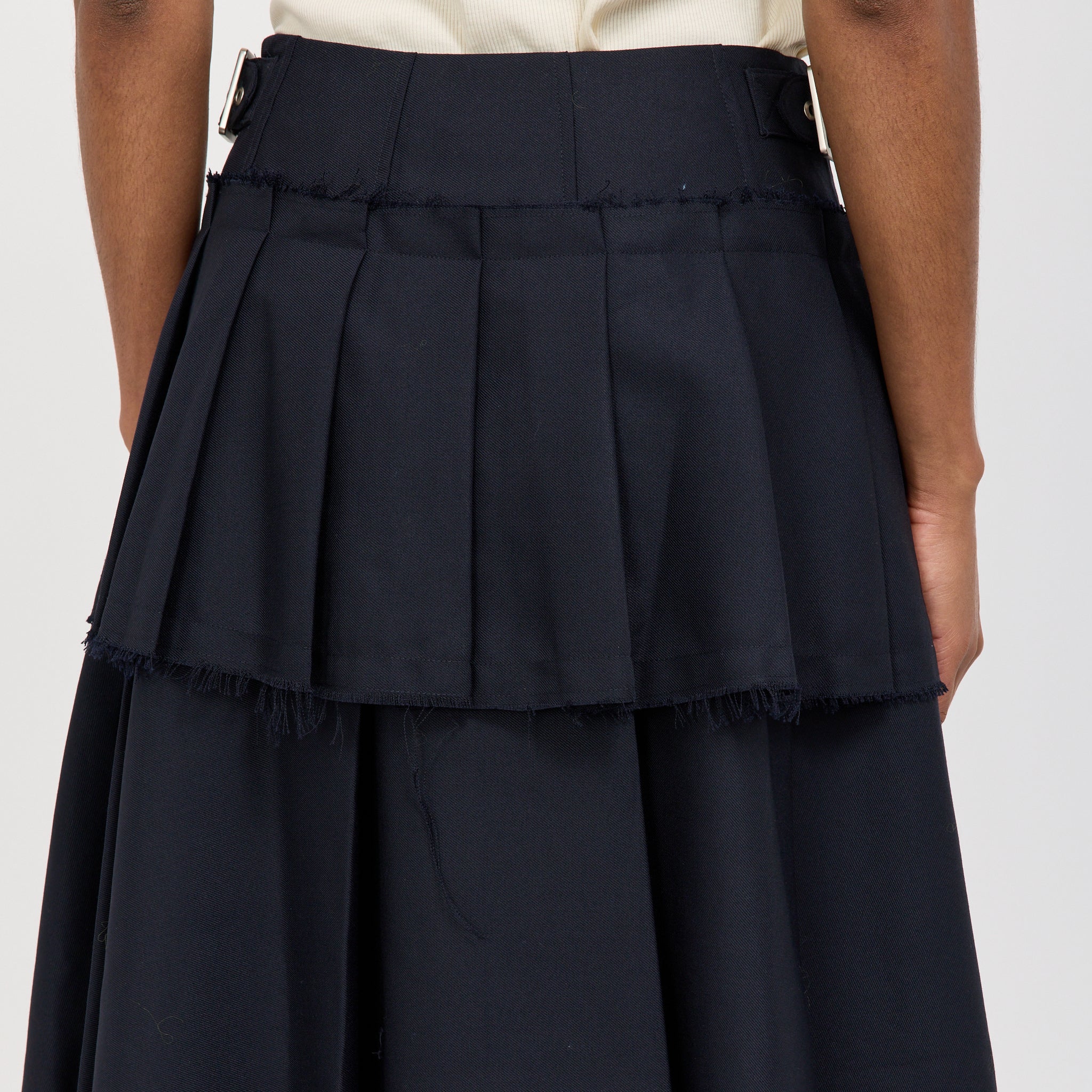 Brain Dead | Pleated Skirt Midnight Blue | Maplestore