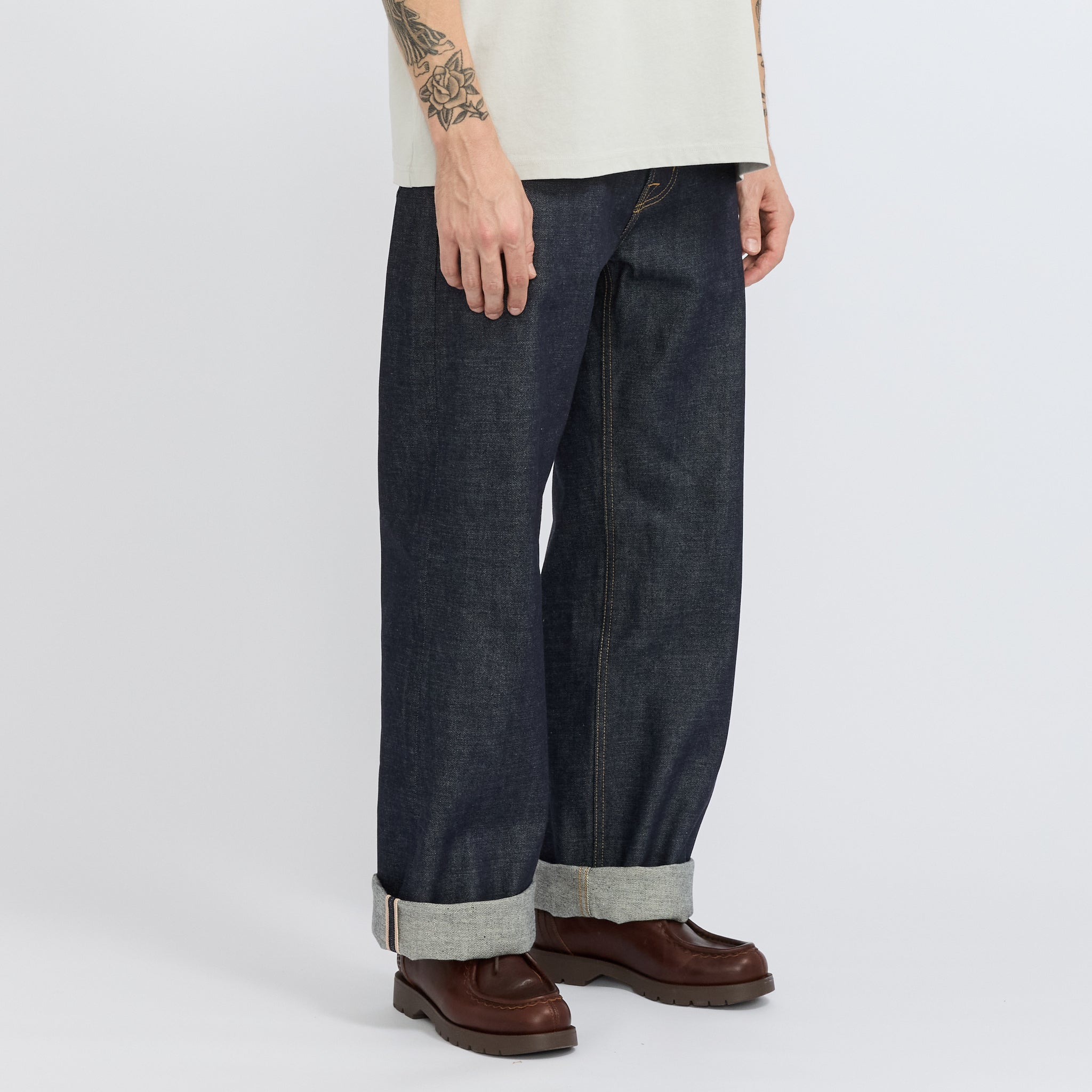 Brain Dead | Brain Dead x A.P.C. Type 00 Selvedge Denim Pant Indigo | Maplestore