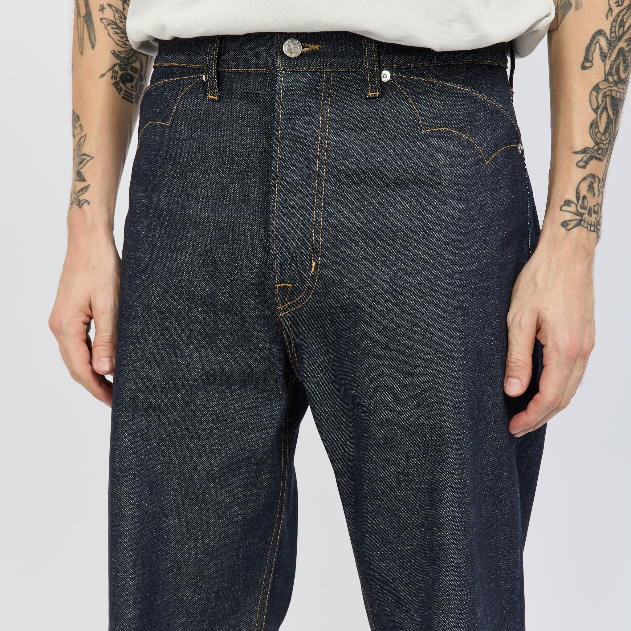 Brain Dead | Brain Dead x A.P.C. Type 00 Selvedge Denim Pant Indigo | Maplestore