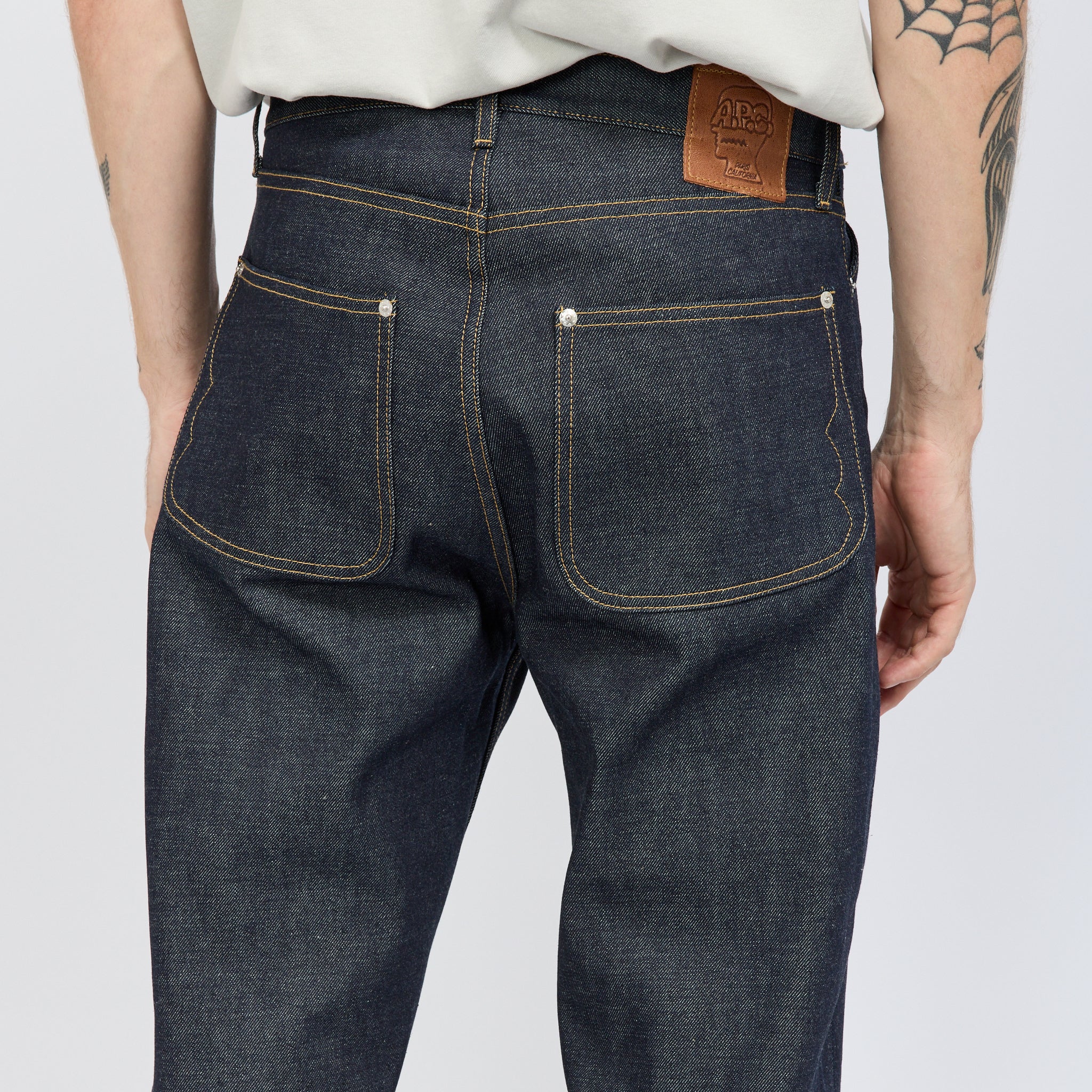 Brain Dead | Brain Dead x A.P.C. Type 00 Selvedge Denim Pant Indigo | Maplestore