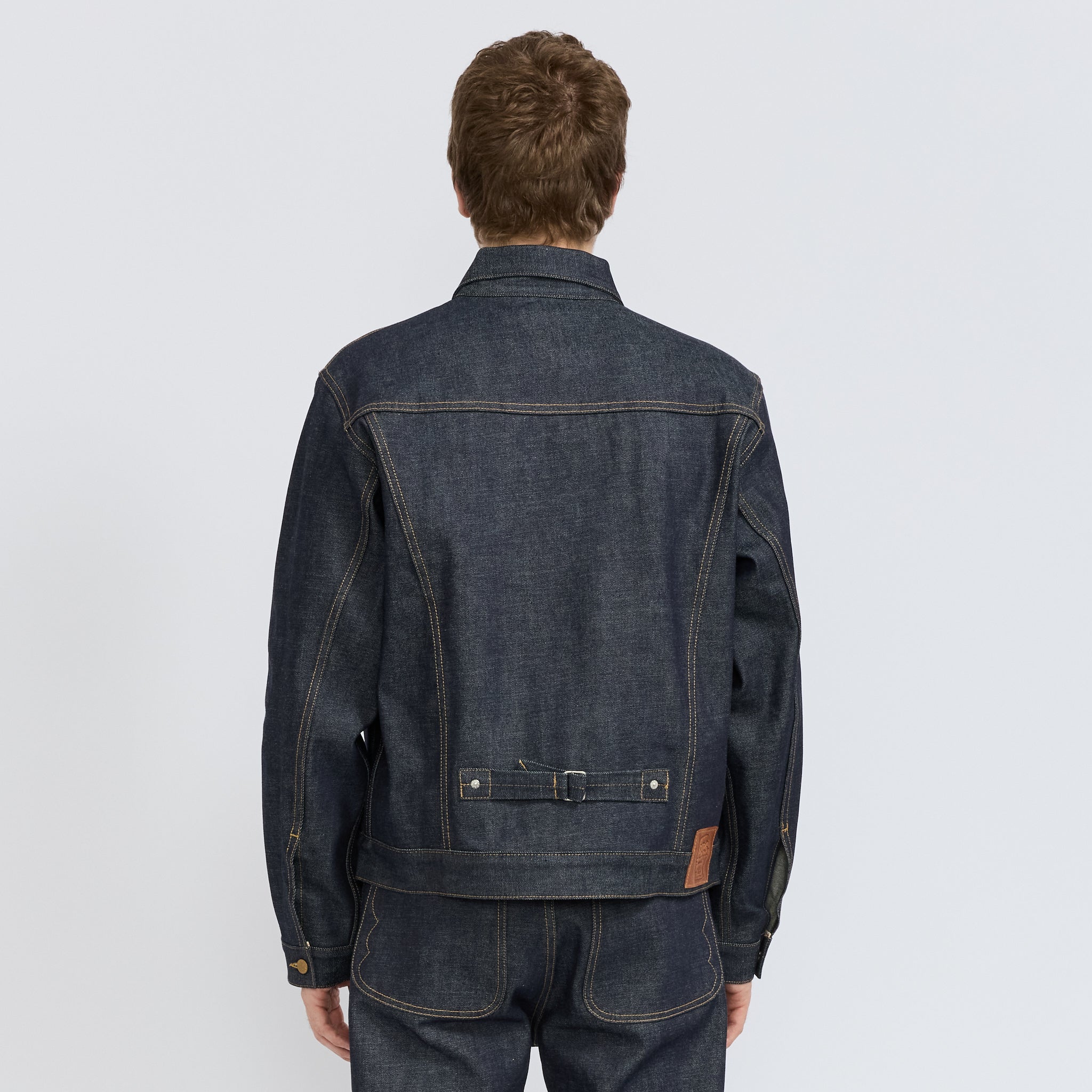 Brain Dead | Brain Dead x A.P.C. Selvedge Trucker Jacket Indigo | Maplestore