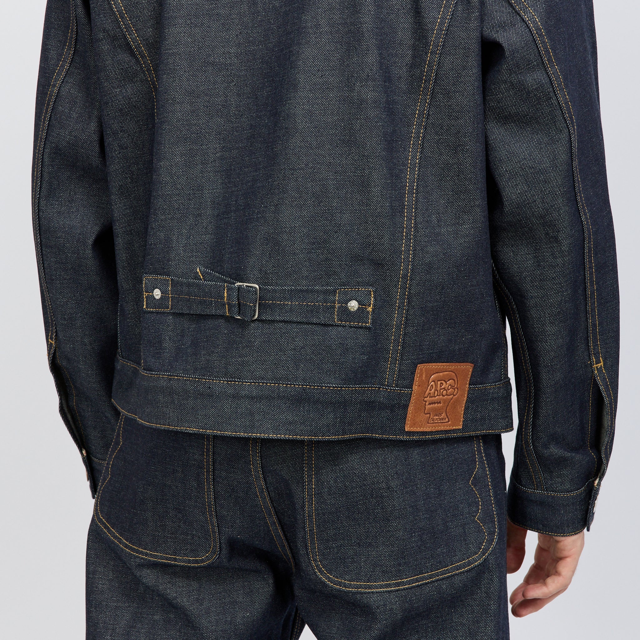 Brain Dead | Brain Dead x A.P.C. Selvedge Trucker Jacket Indigo | Maplestore