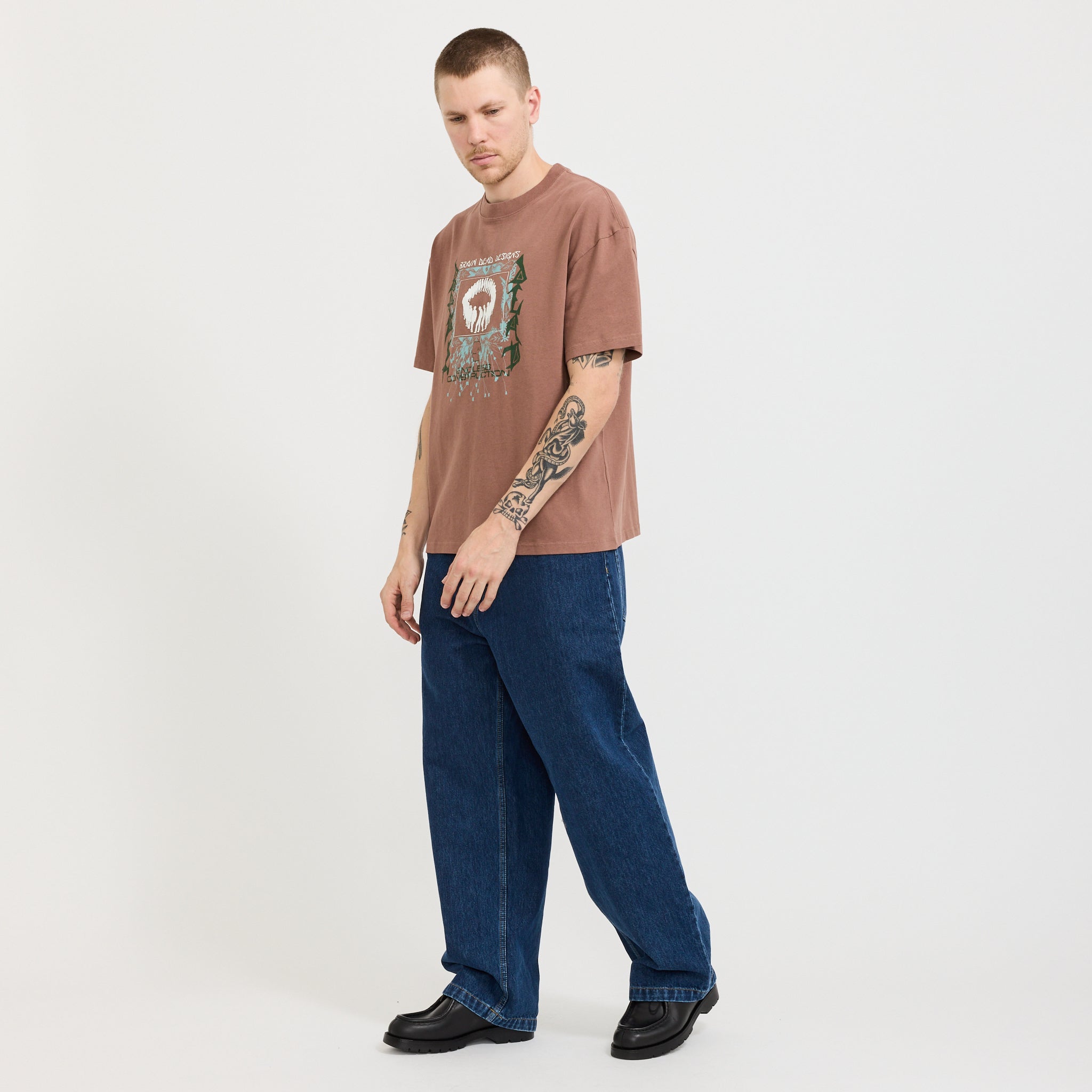 Endless Construction T-Shirt Nutmeg