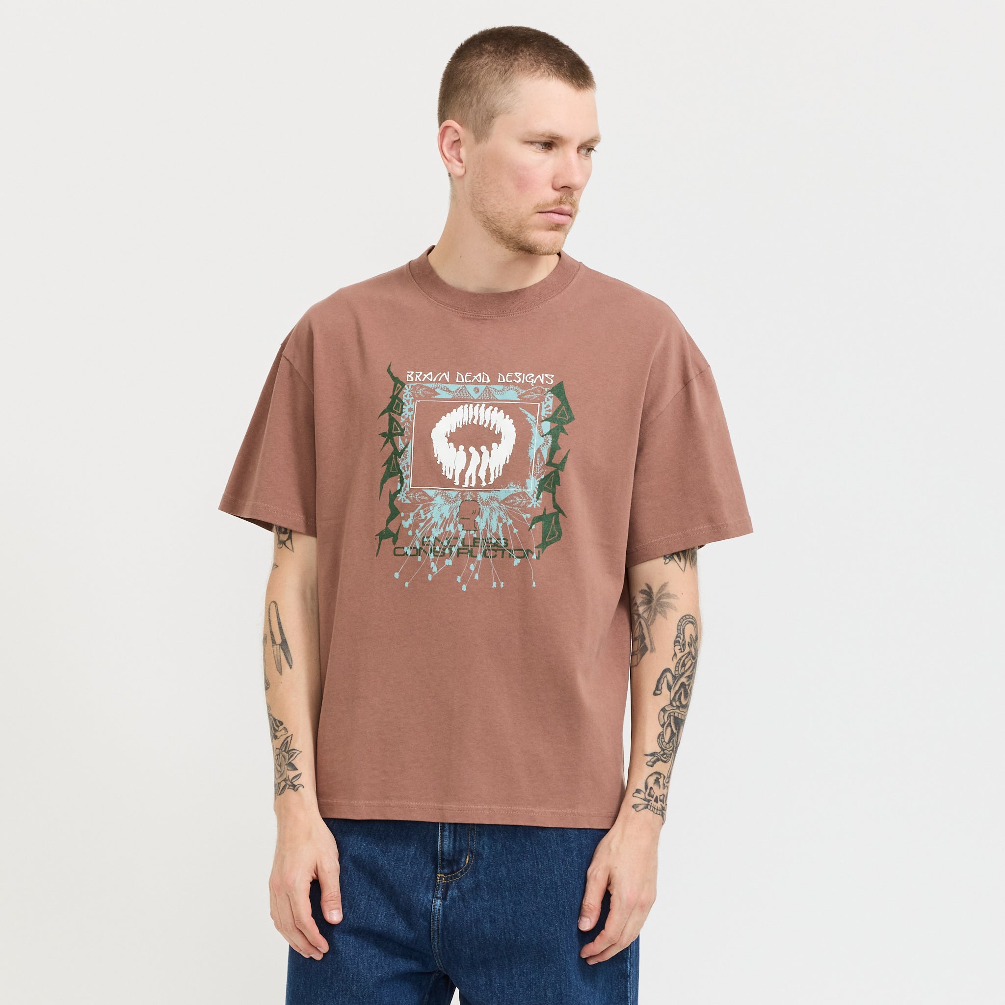 Endless Construction T-Shirt Nutmeg