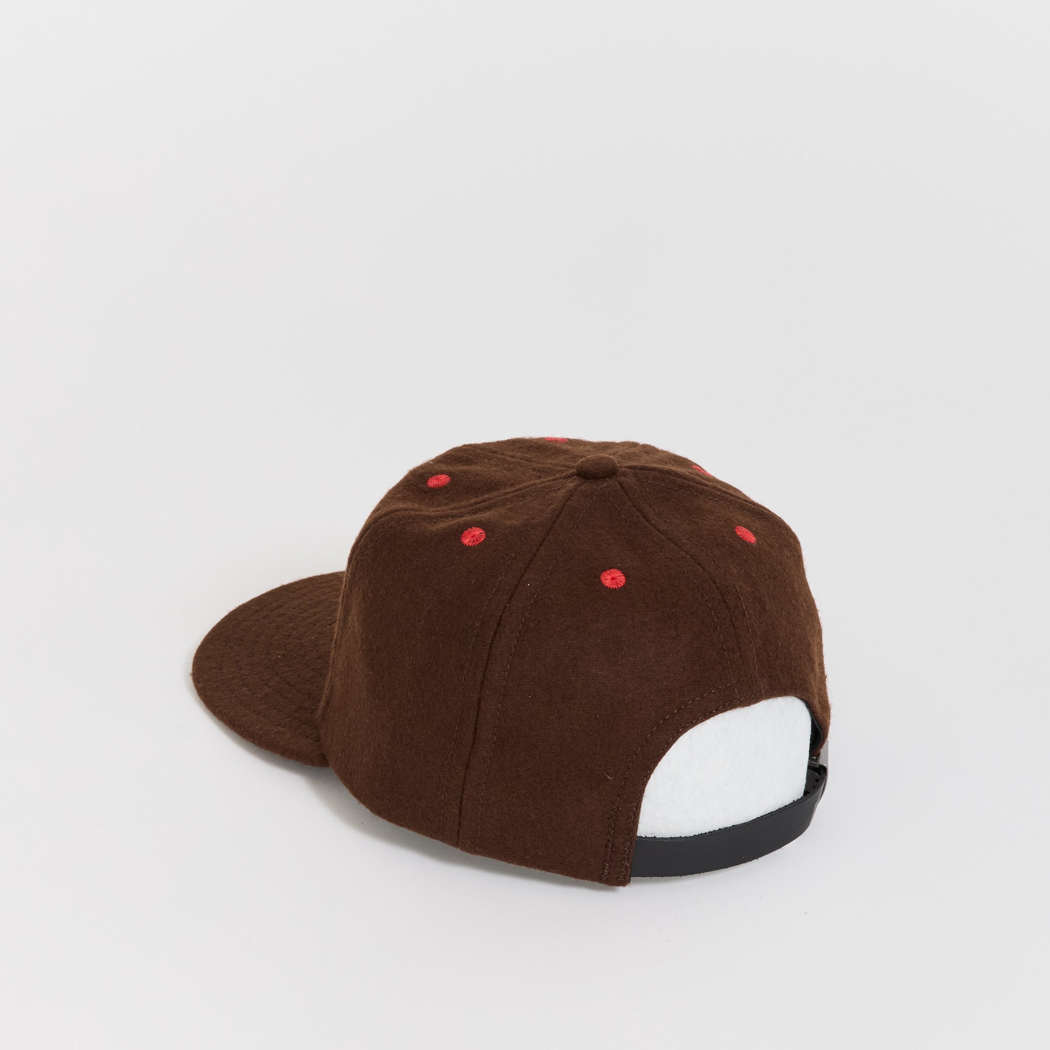 Flannel Classic Logohead 6 Panel Hat Brown