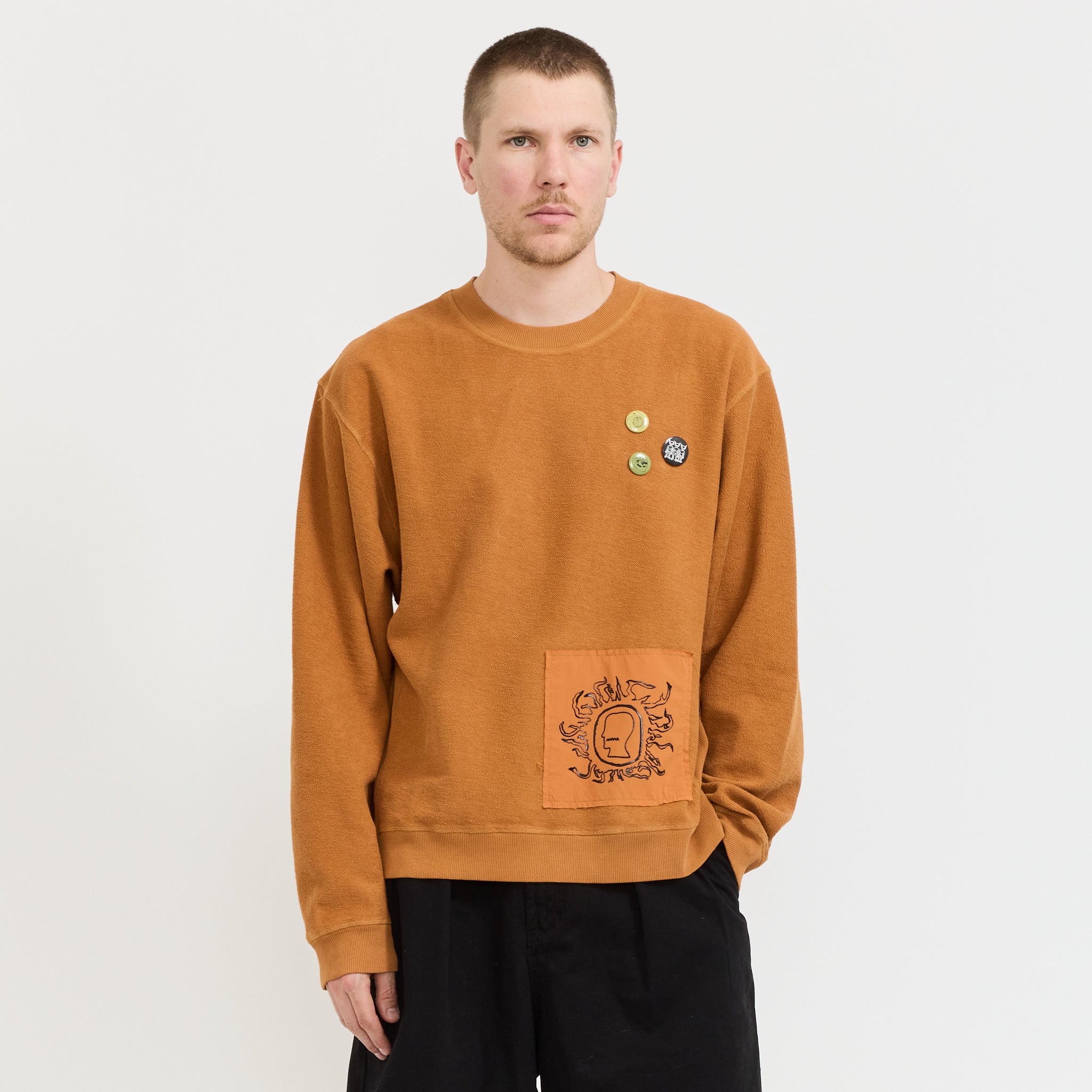 Gargoyle Crewneck Light Brown