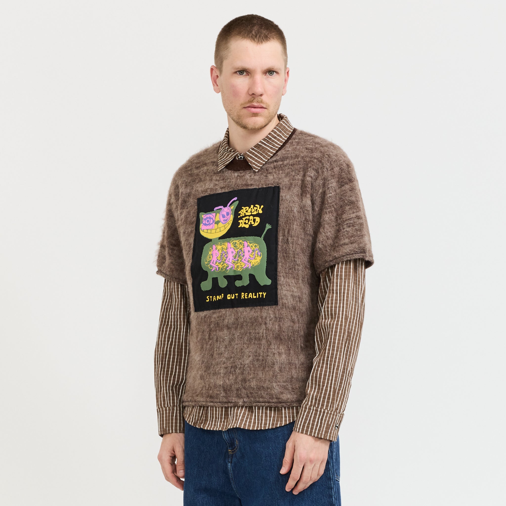 Minzie Short Sleeve Sweater Olive