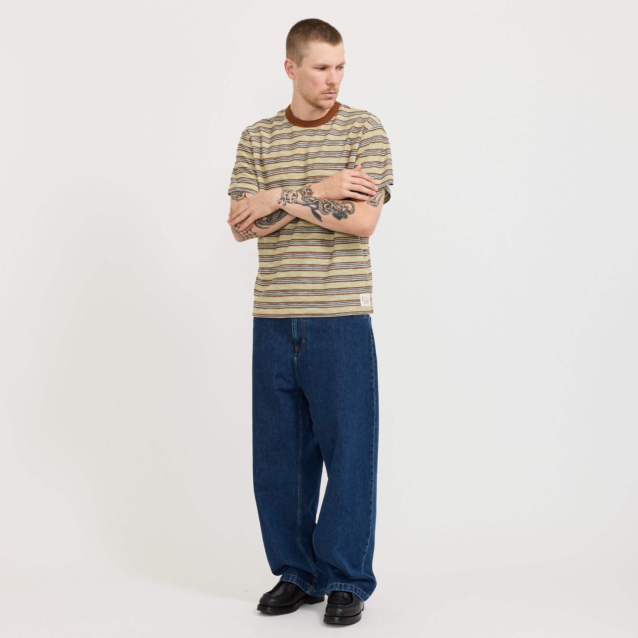 Pudu Stripe Short Sleeve Natural