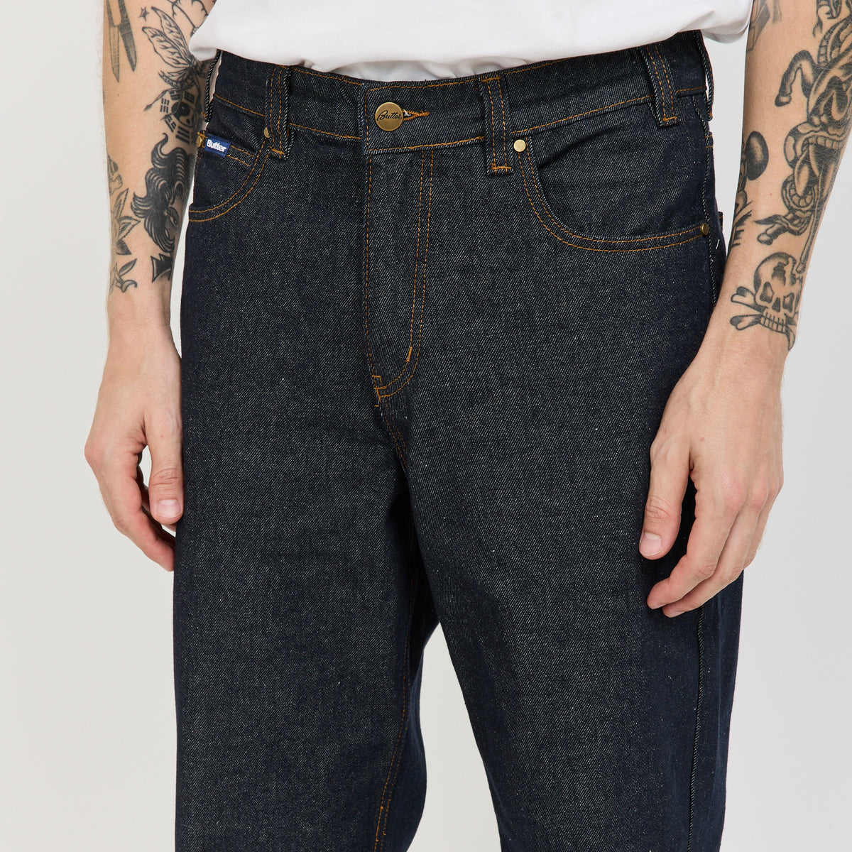 Butter Goods | Relaxed Denim Jeans Raw Indigo | Maplestore