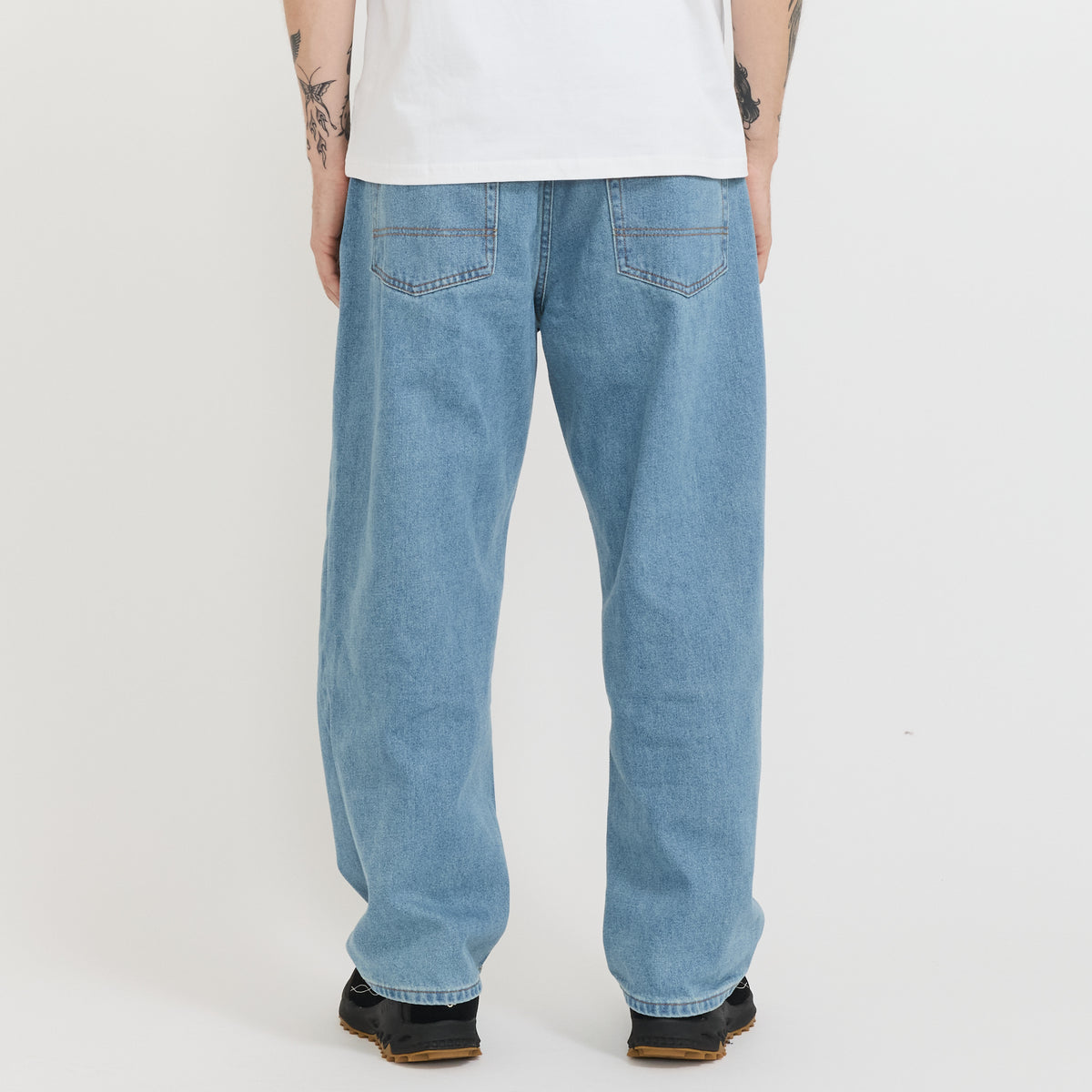 Butter Goods | Baggy Denim Jeans Washed Indigo | Maplestore
