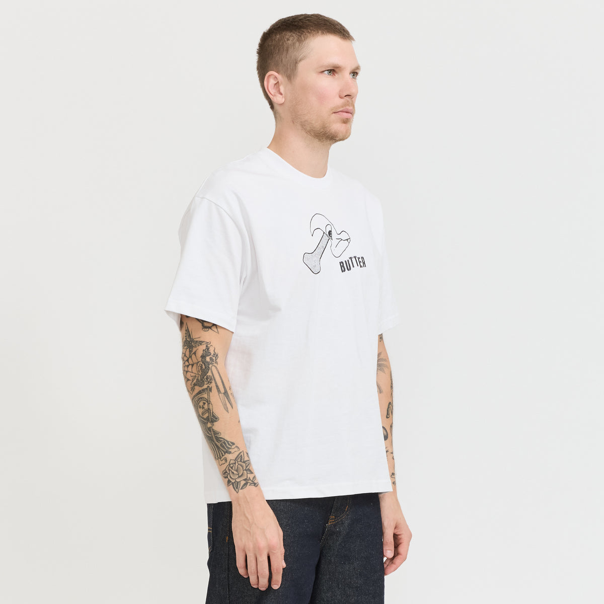 Butter Goods | Heavy Tee White | Maplestore