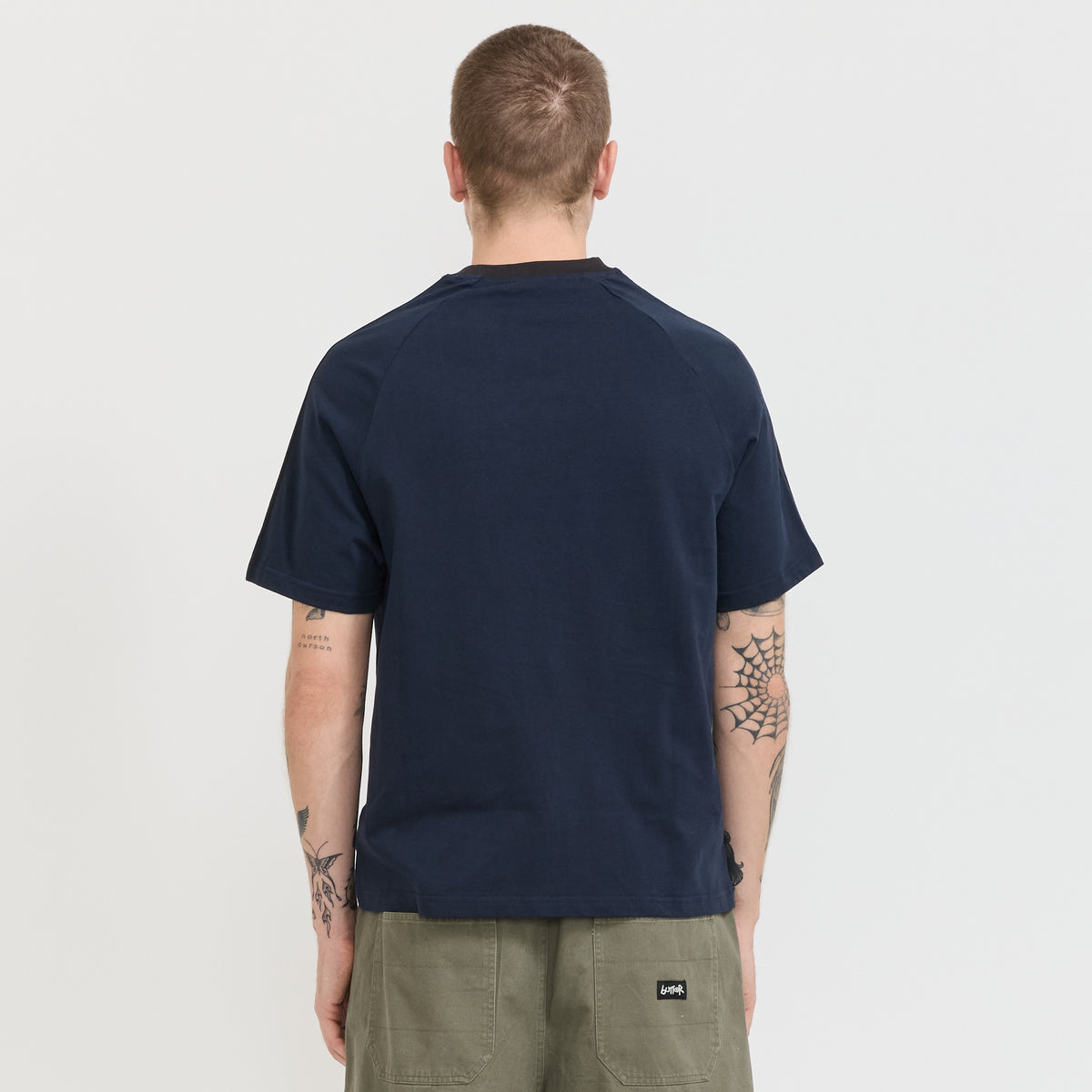 Butter Goods | Abseil Panel Tee Navy | Maplestore