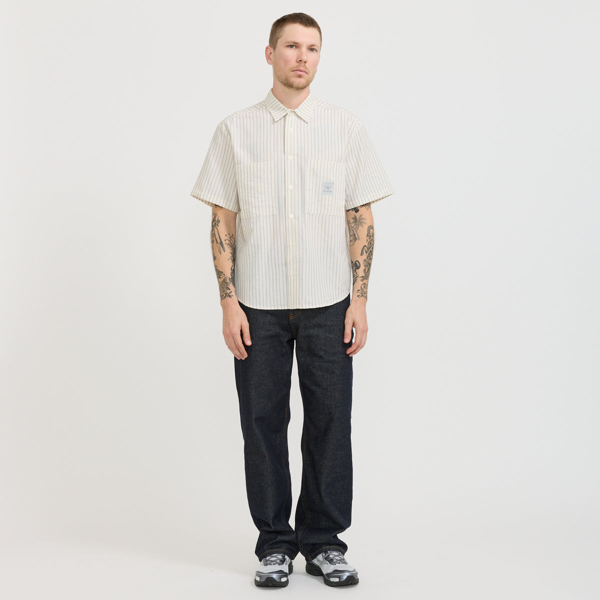 Butter Goods | Equipment S/S Shirt Ivory | Maplestore
