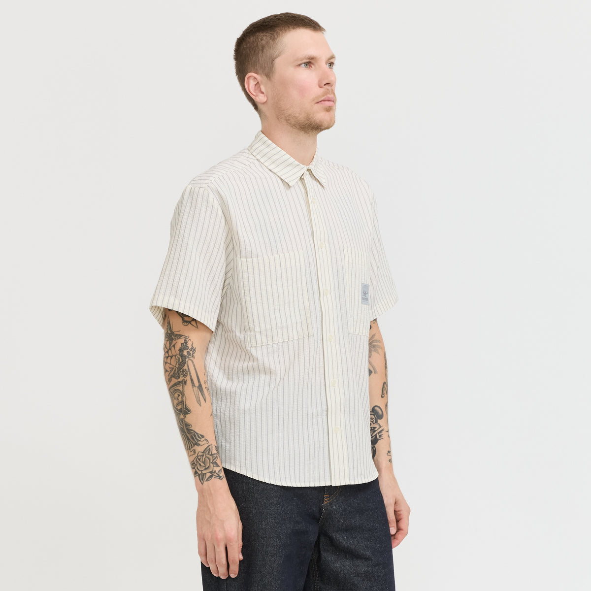 Butter Goods | Equipment S/S Shirt Ivory | Maplestore