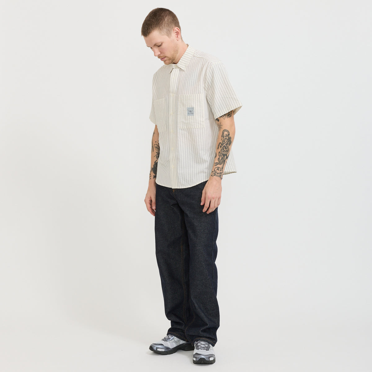 Butter Goods | Equipment S/S Shirt Ivory | Maplestore