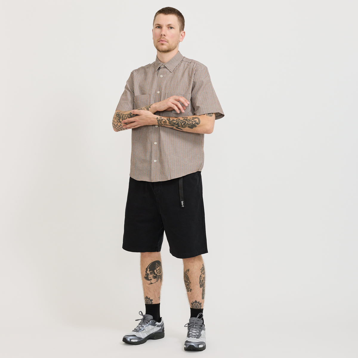 Butter Goods | Equipment S/S Shirt Brown | Maplestore
