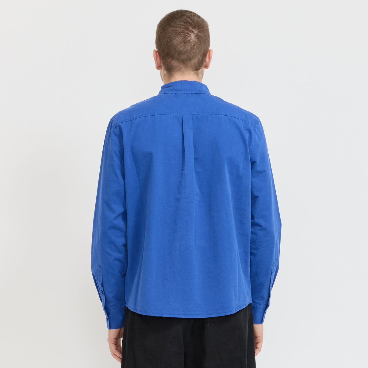 Butter Goods | Abseil L/S Shirt Washed Cobalt | Maplestore