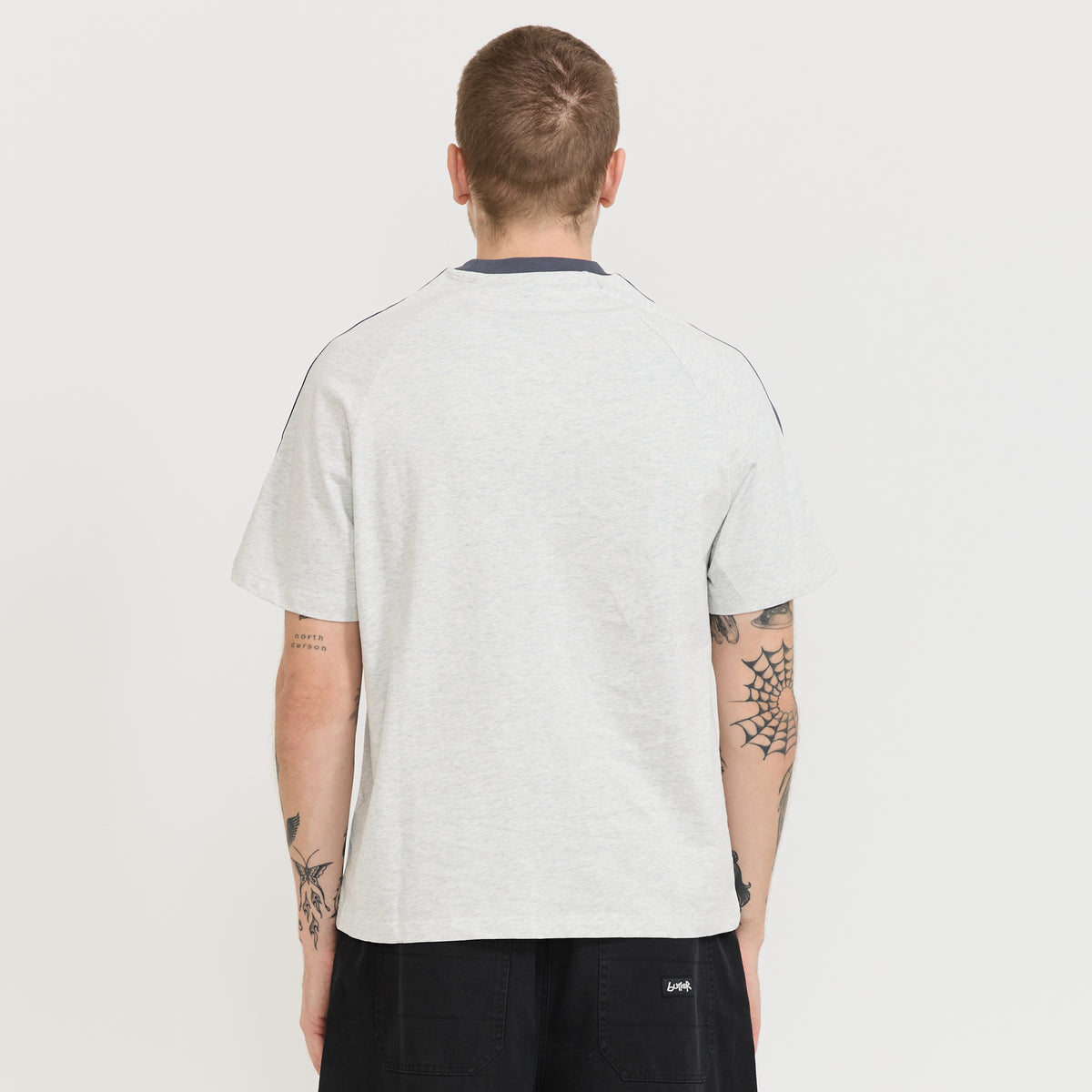 Butter Goods | Abseil Panel Tee Ash | Maplestore