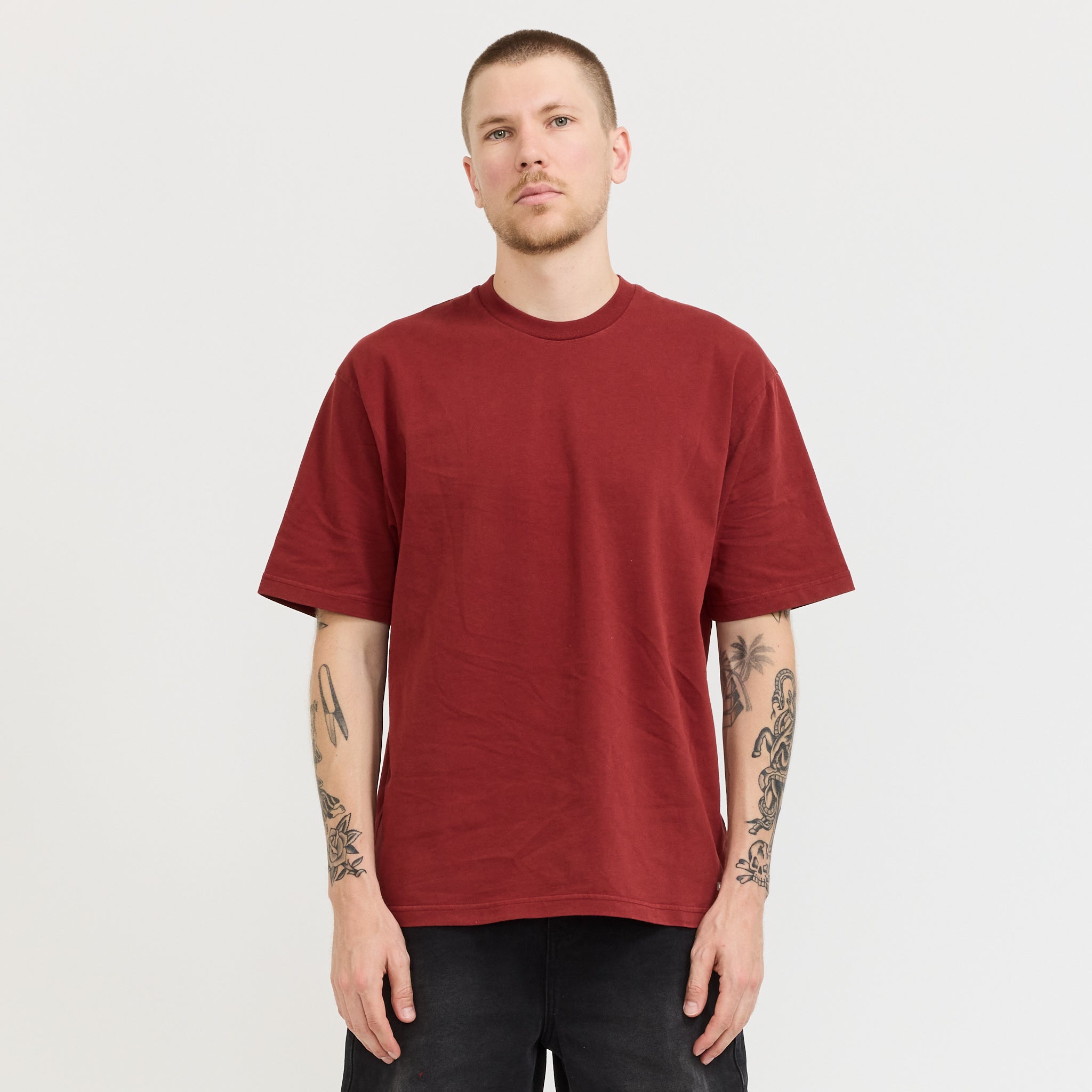 Basic Tee Washed Russet