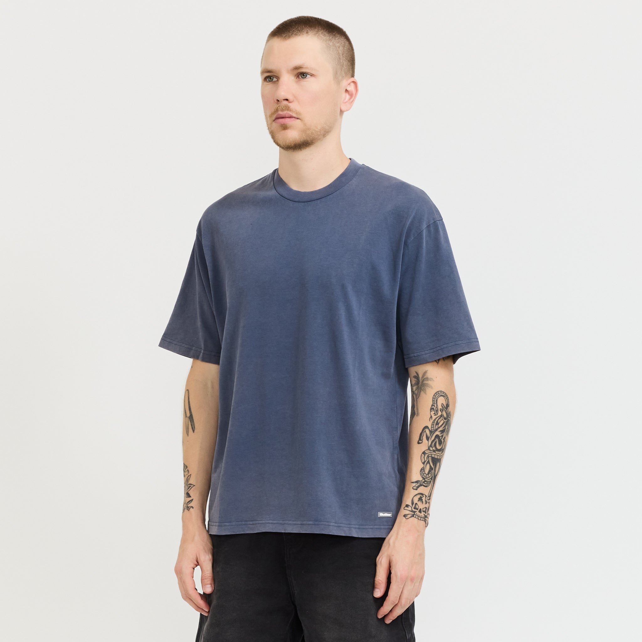Basic Tee Washed Steel