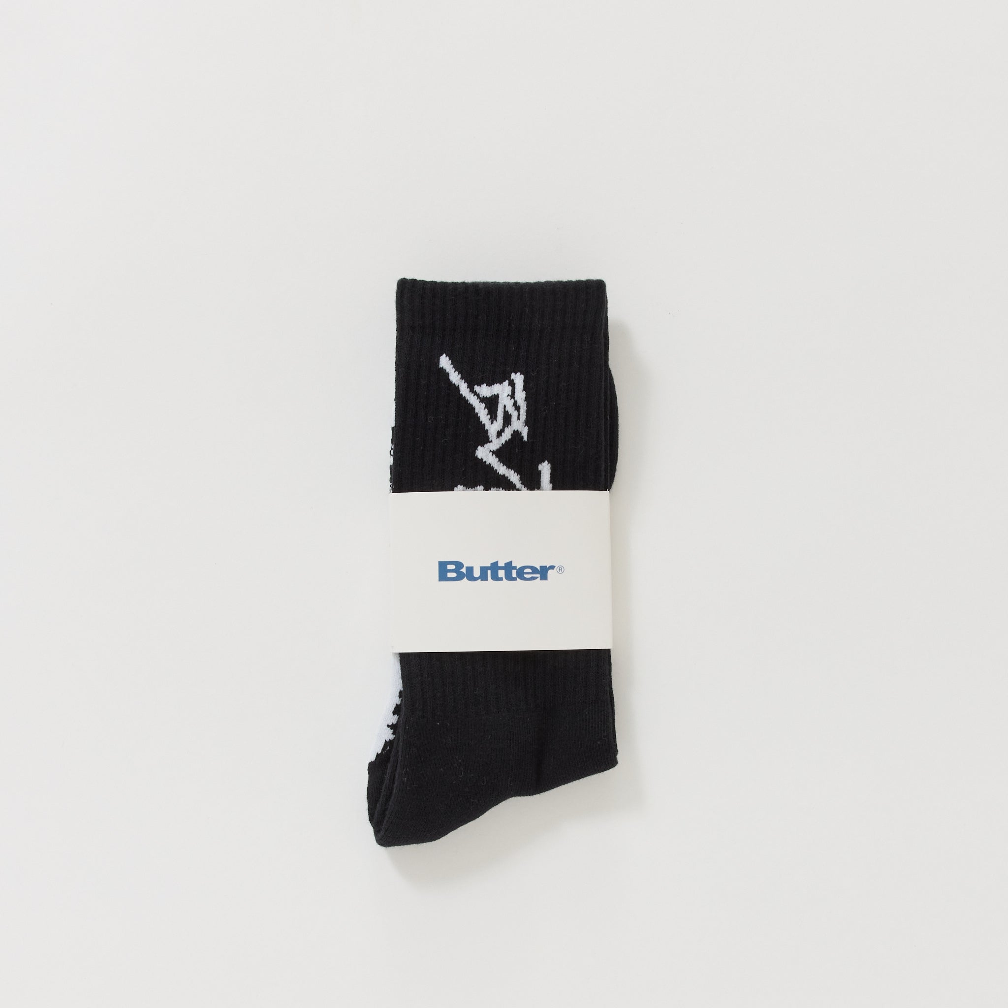 Footprints Socks Black