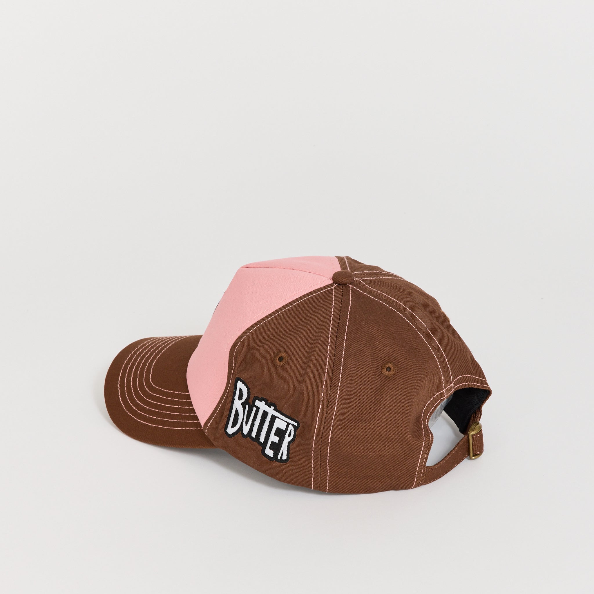 Spike 5 Panel Cap Brown/Light Pink