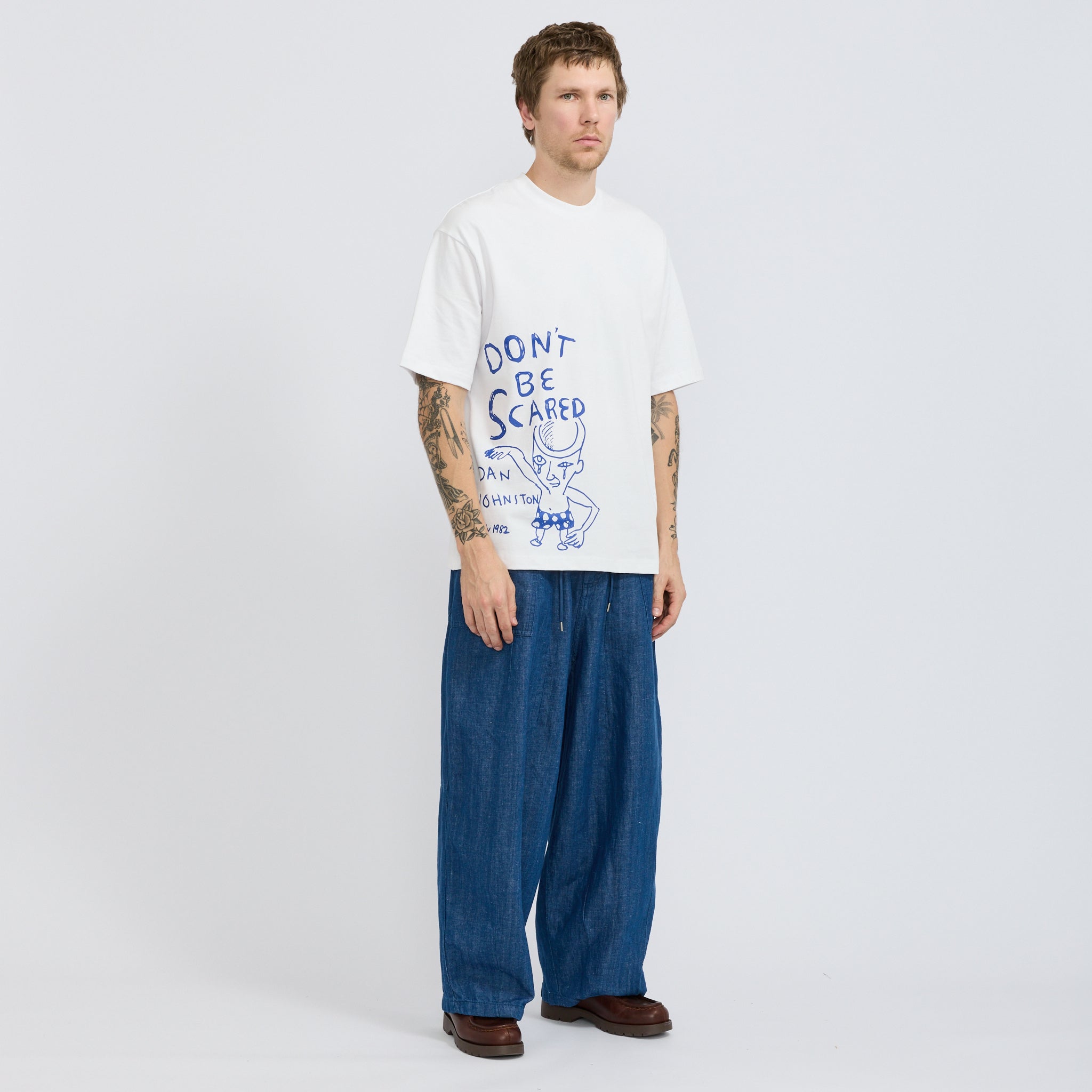 Butter Goods | Don't Be Scared Tee White | Maplestore