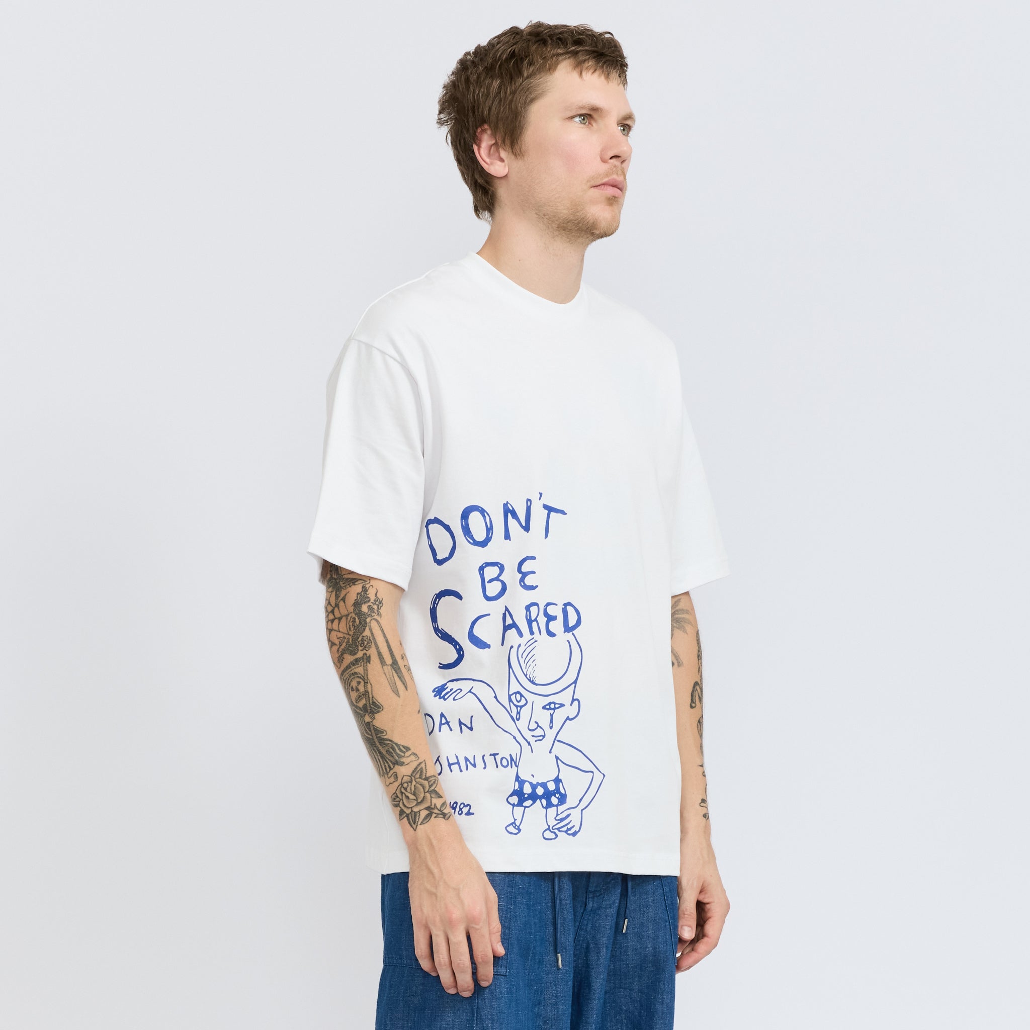 Butter Goods | Don't Be Scared Tee White | Maplestore