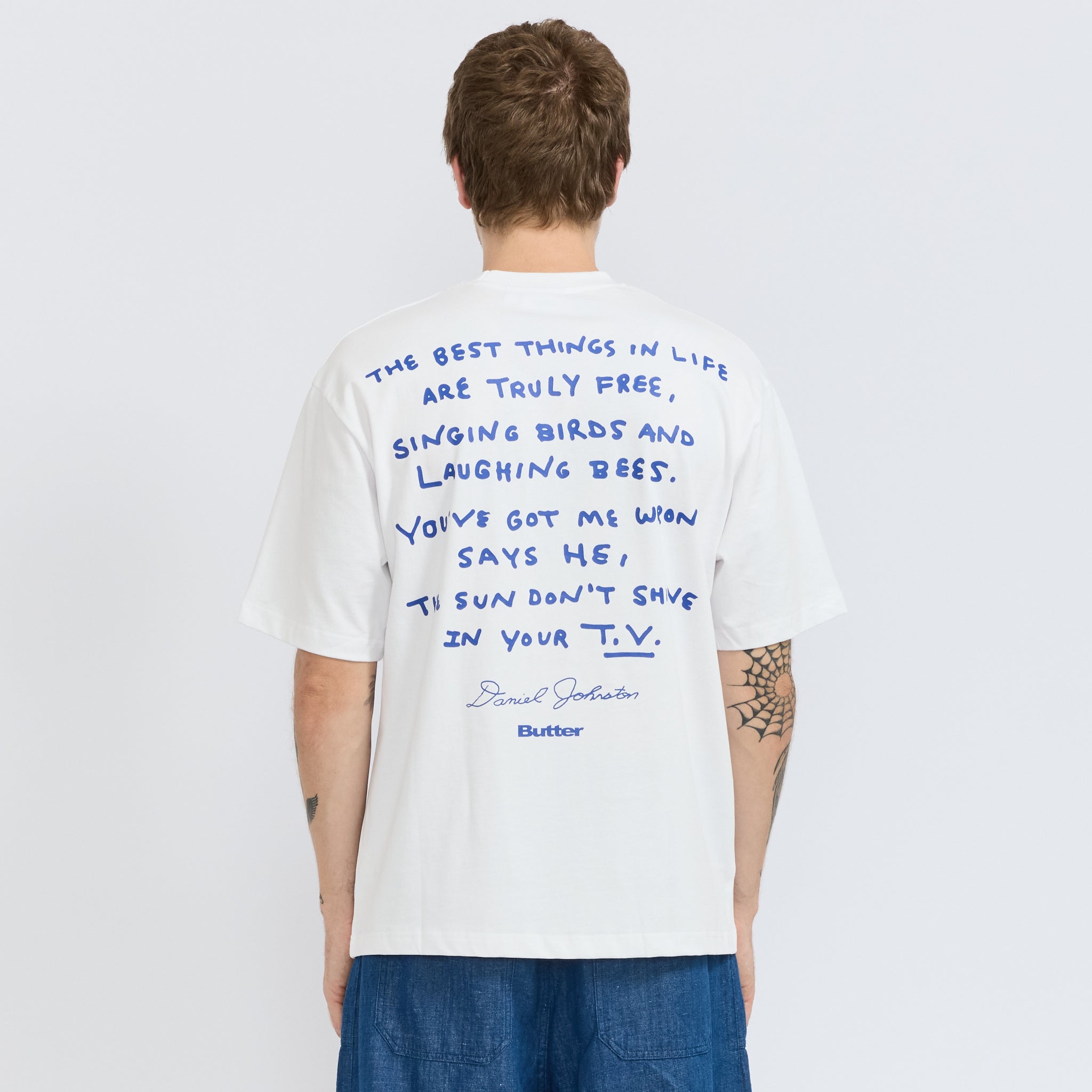 Butter Goods | Don't Be Scared Tee White | Maplestore